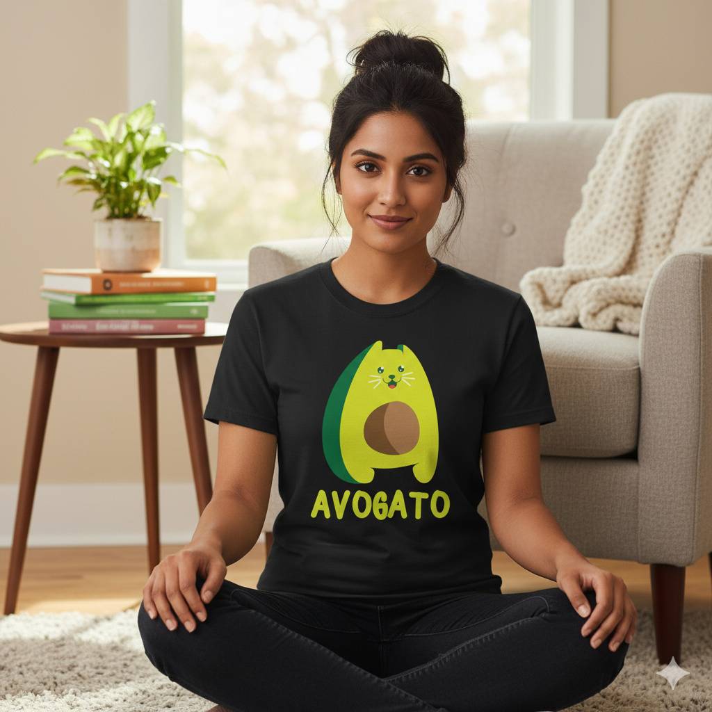 Avocado Cat Design Avocado Cat Design