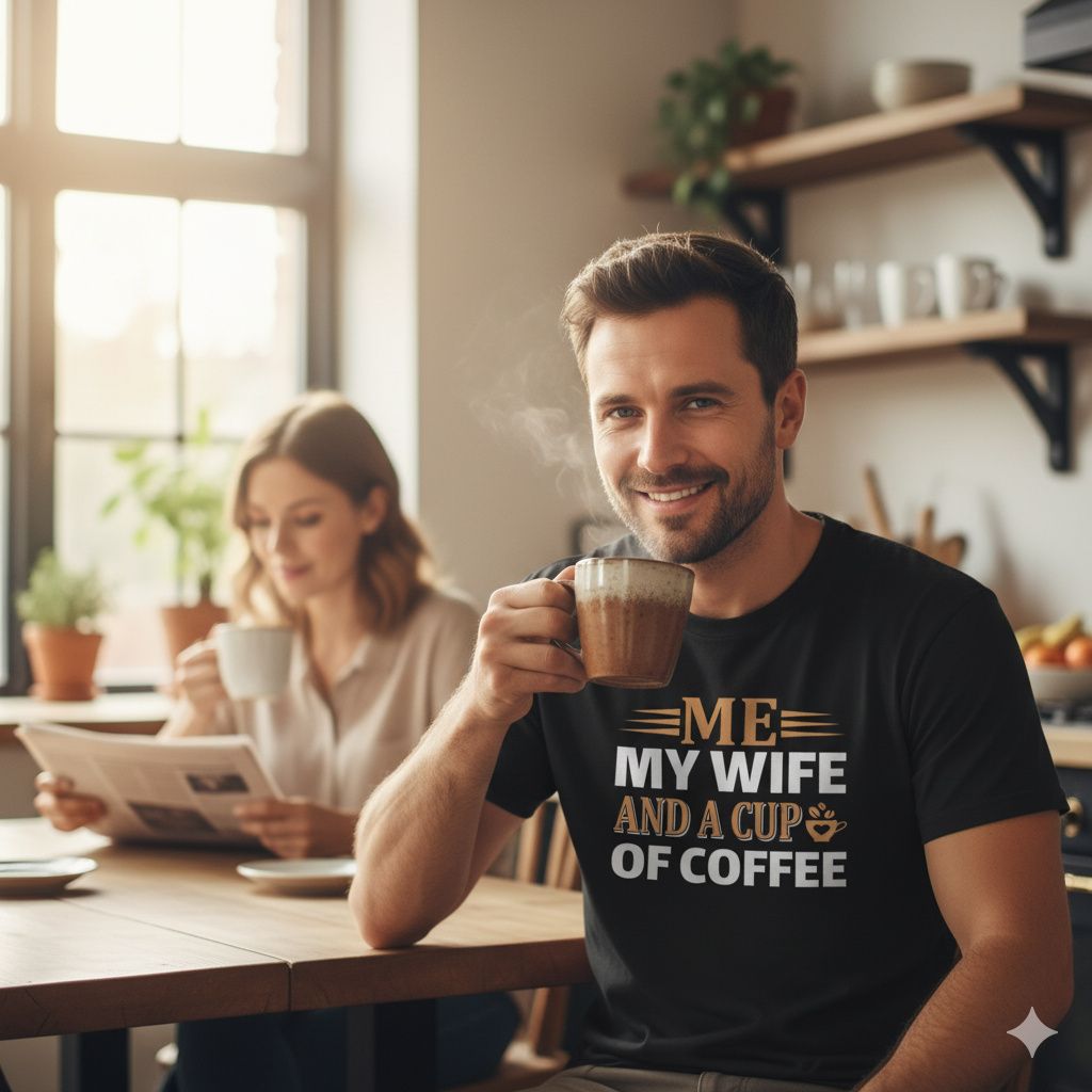 Me, My Wife, and a Cup of Coffee Me, My Wife, and a Cup of Coffee