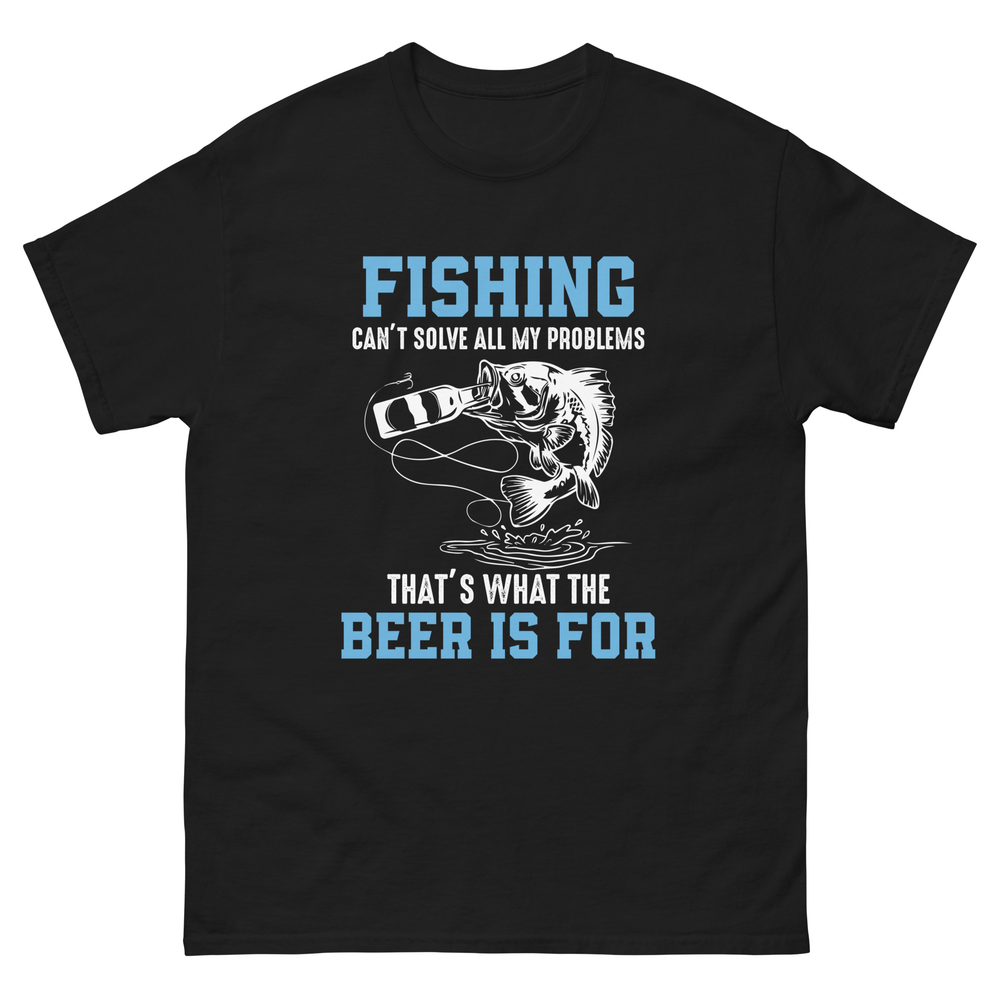 Fishing and beer funny T-shirt
