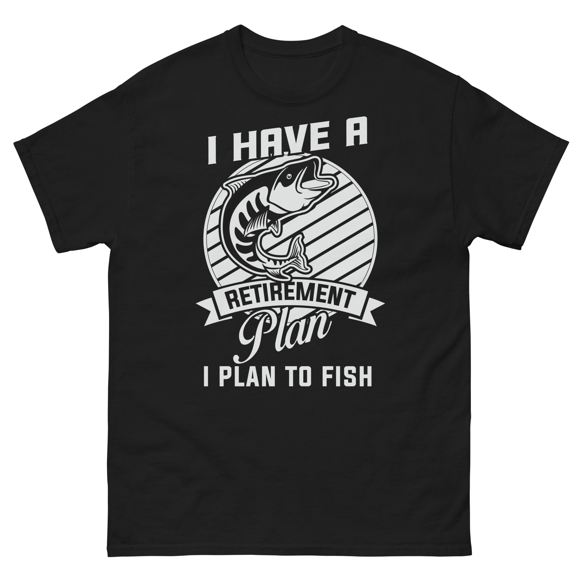 Funny retirement fishing shirt for men