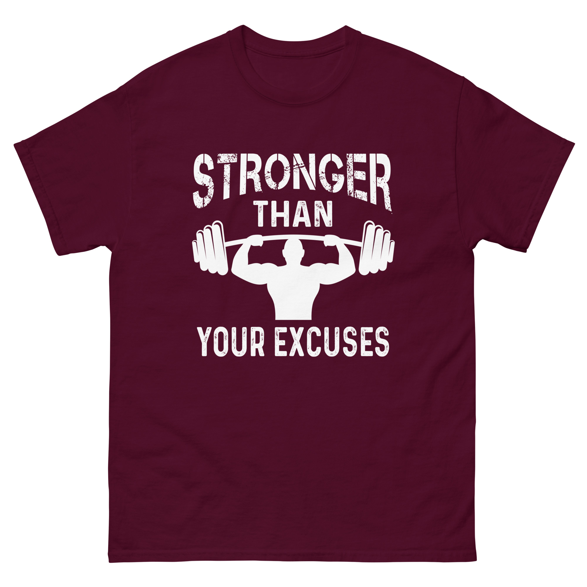 unisex-classic-tee-maroon-front-6879a313bf621.jpg