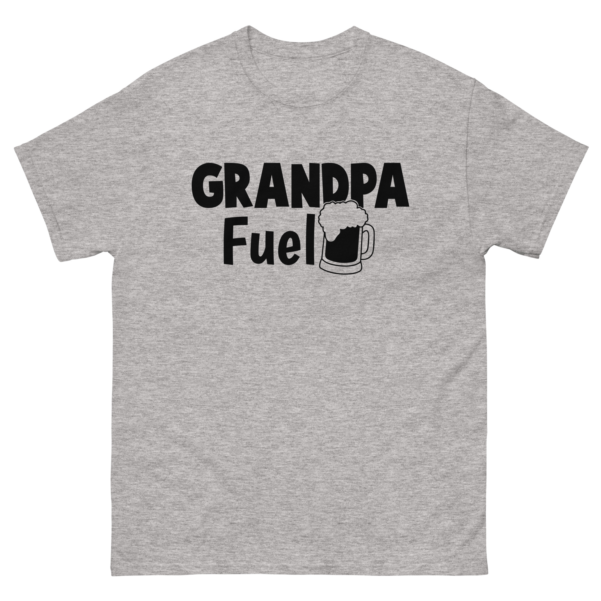 grandpa fuel shirt with beer mug graphic