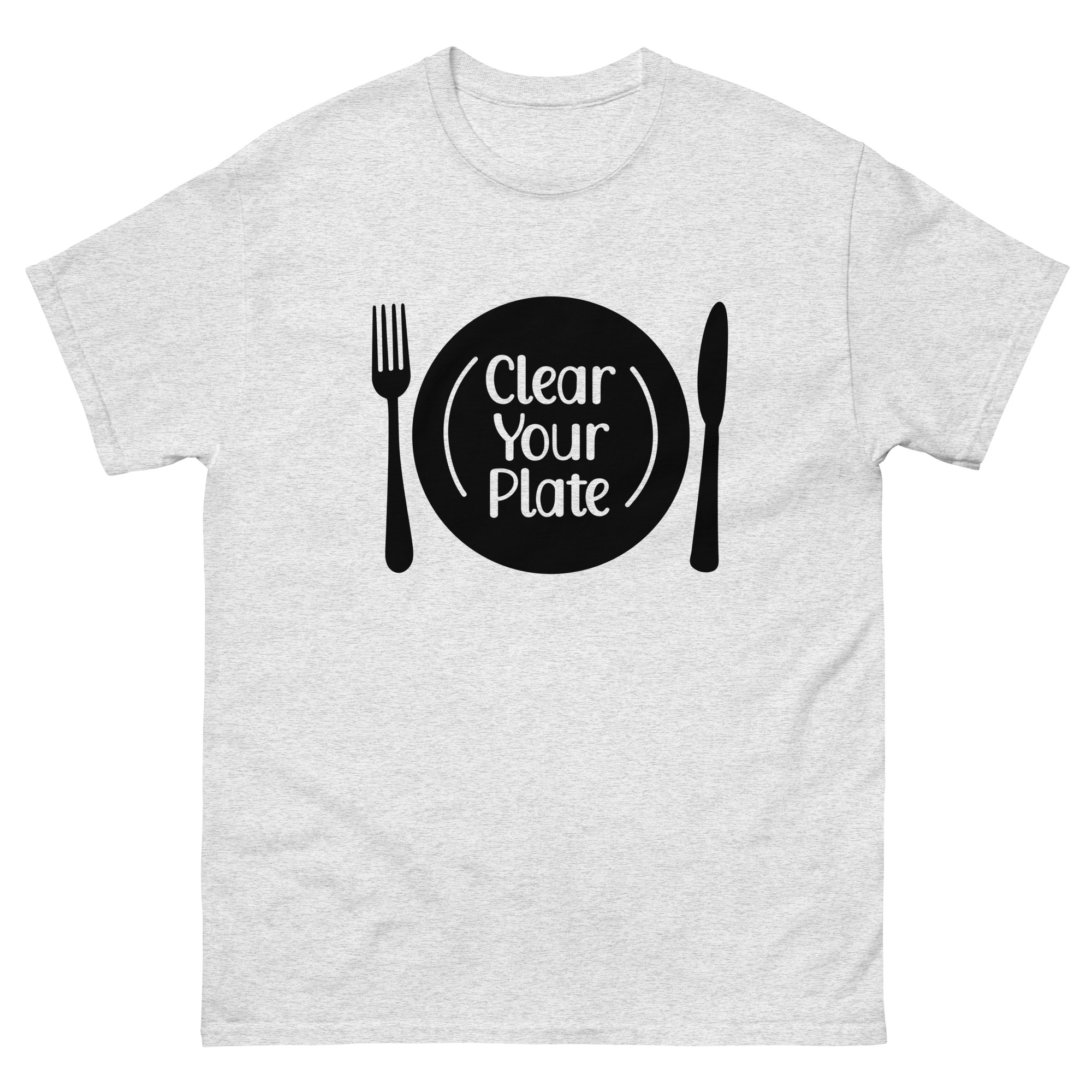 clear your plate funny shirt