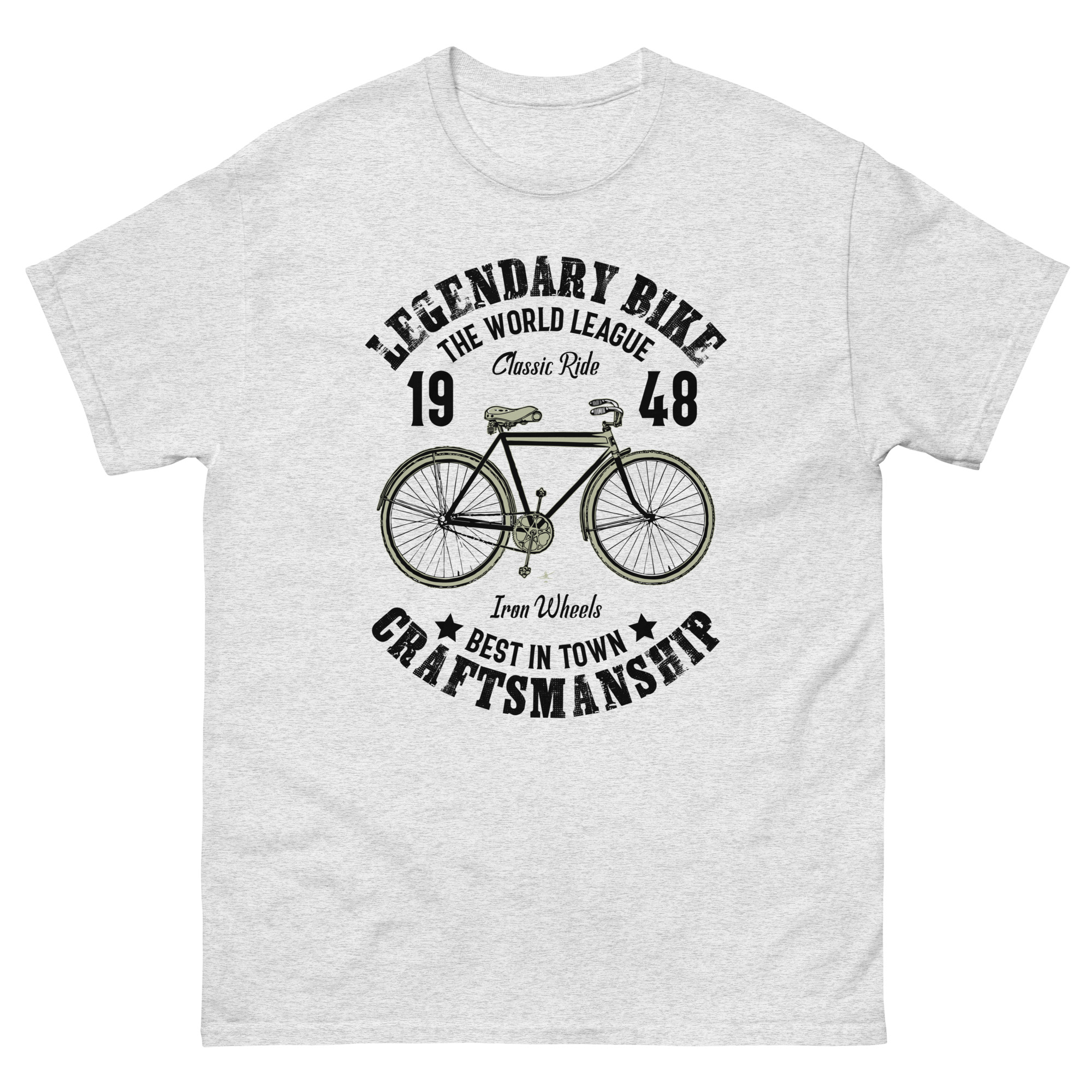 Vintage 1948 bicycle craftsmanship t-shirt