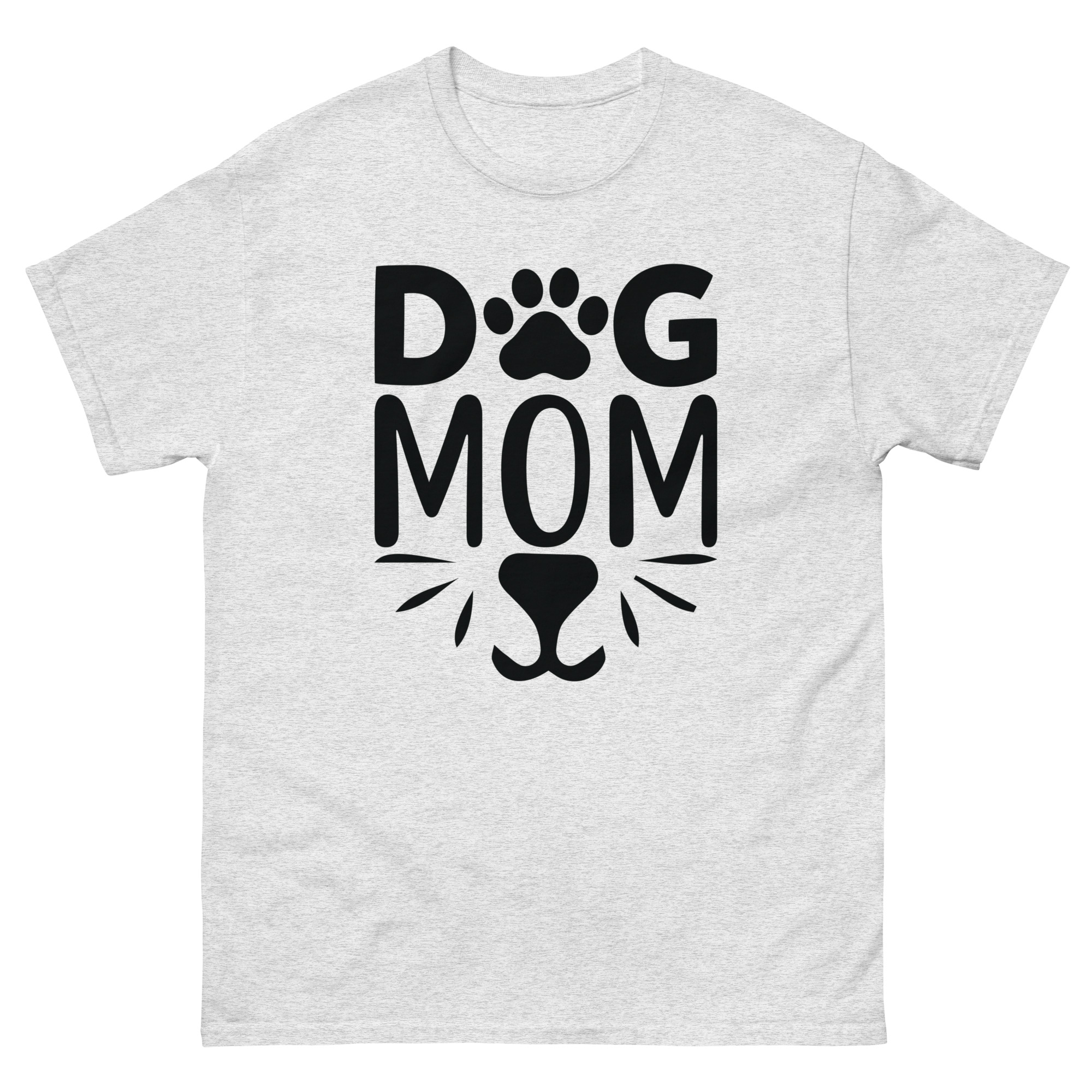 dog mom red t-shirt