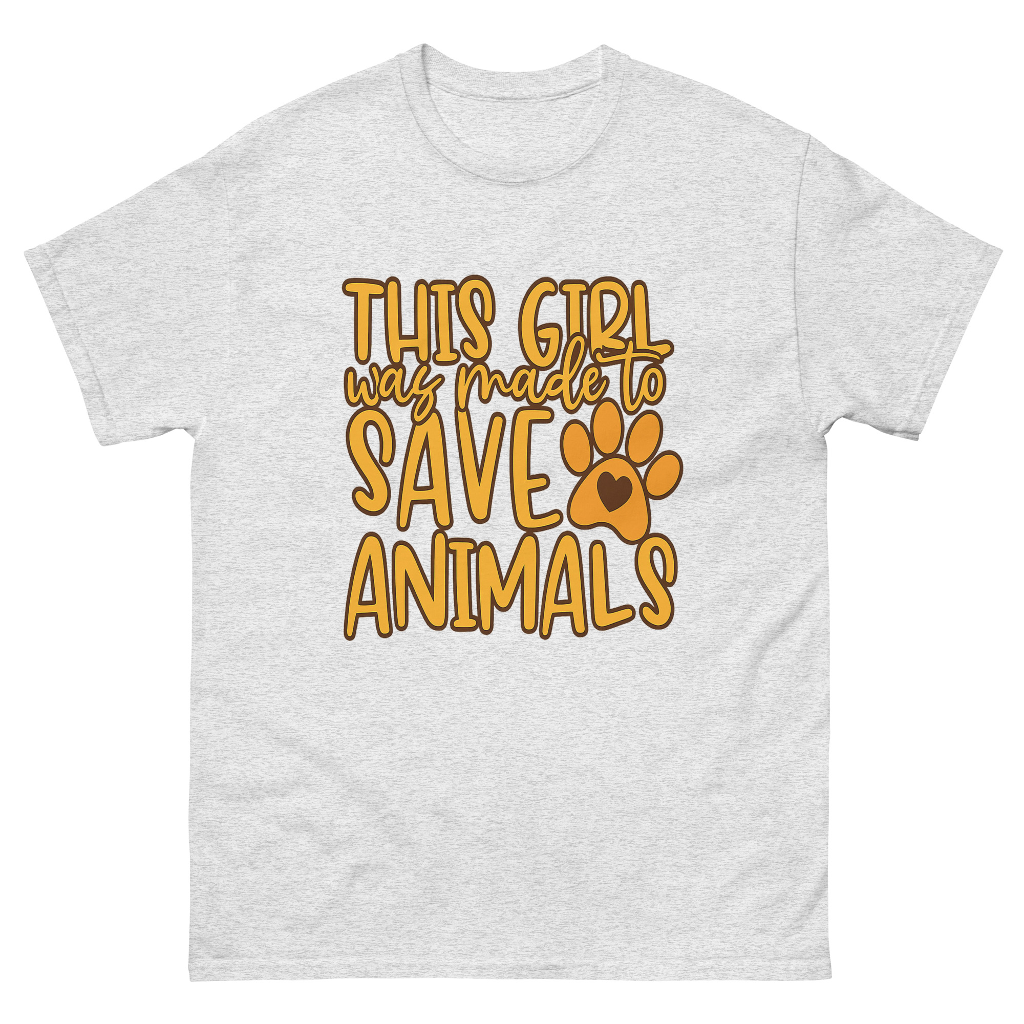 Save animals shirt for veterinary staff and animal rescue volunteer
