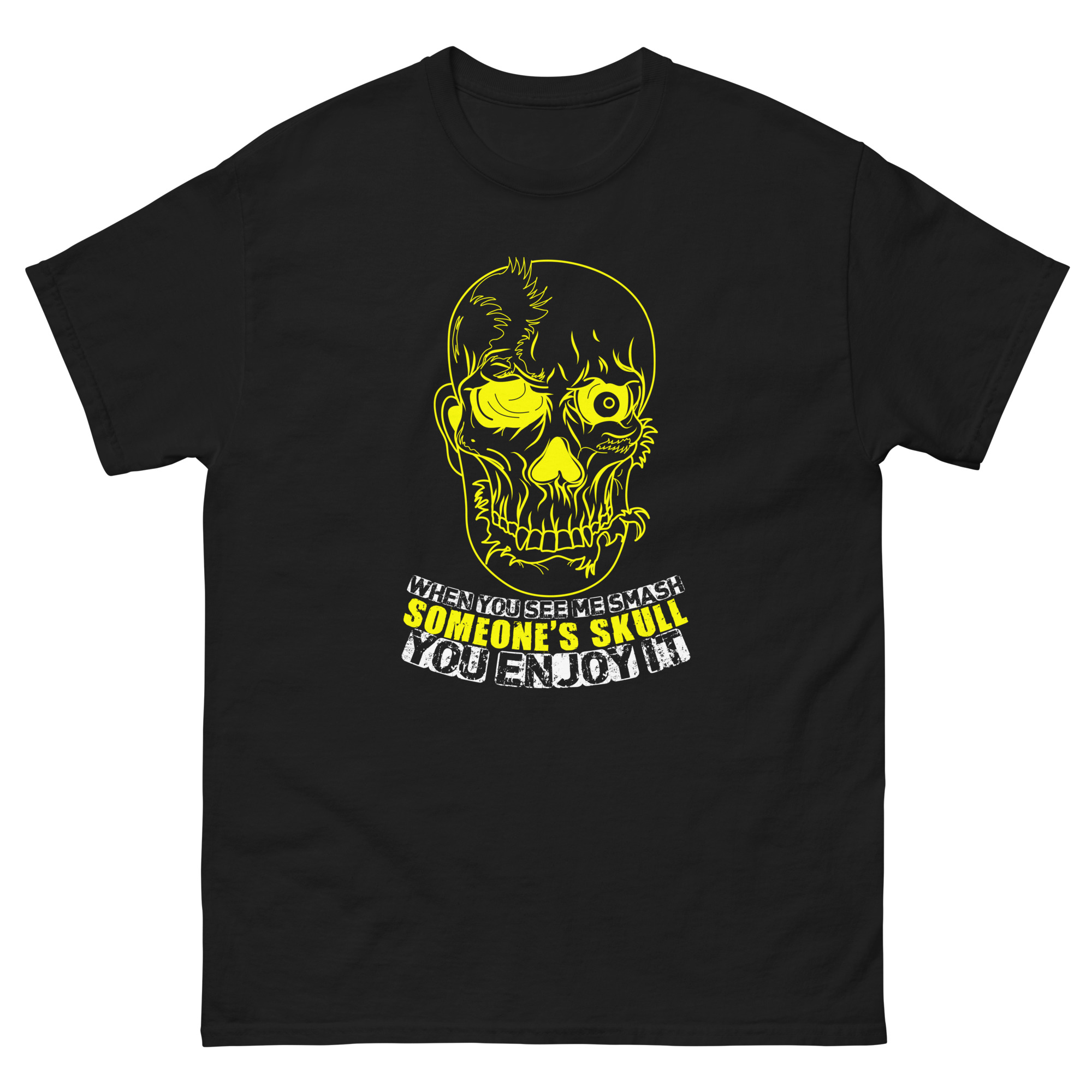Someone's Skull Graphic Tee with Horror Design