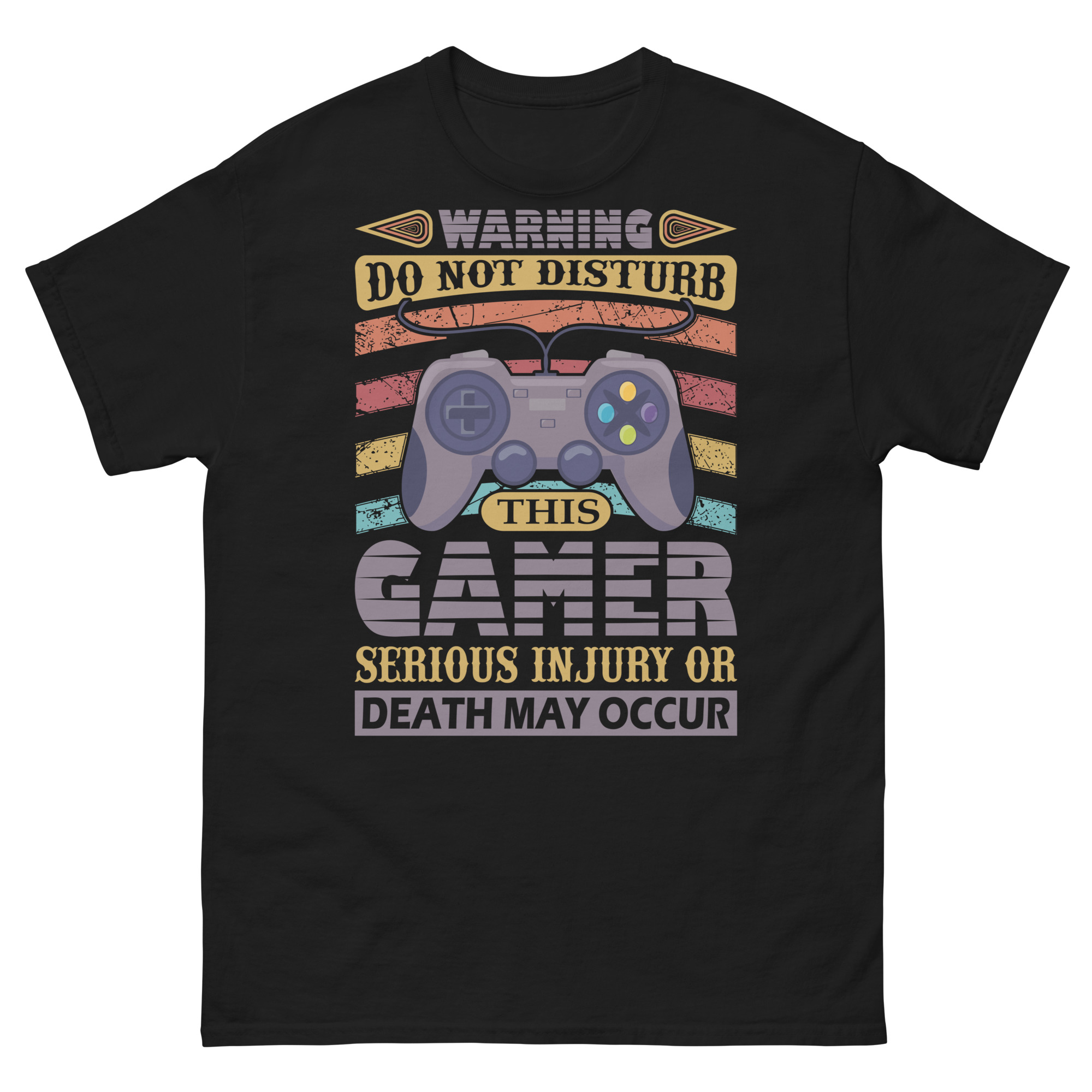 Do Not Disturb This Gamer retro t-shirt with controller