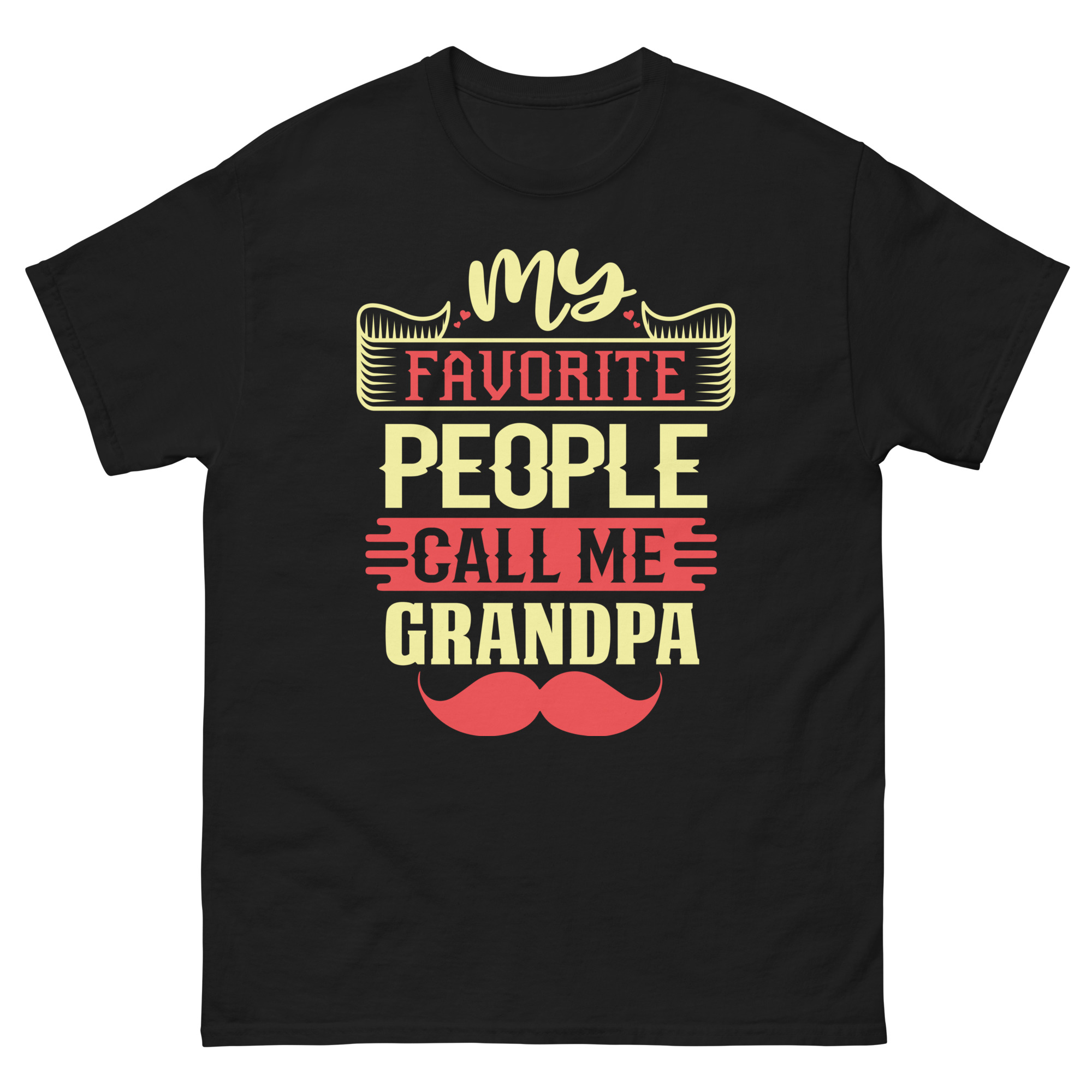 my favorite people call me grandpa t shirt