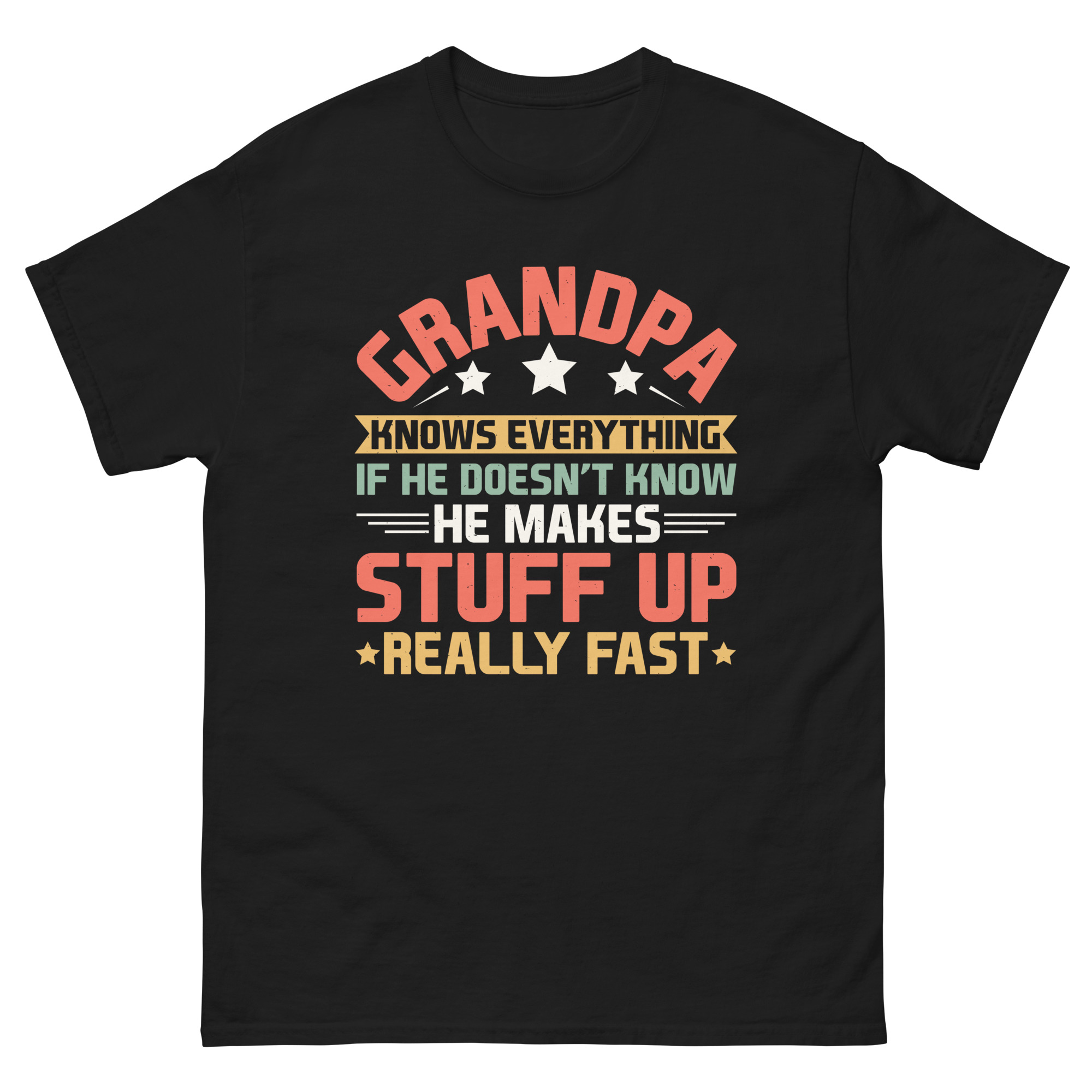 funny grandpa quote t-shirt gift