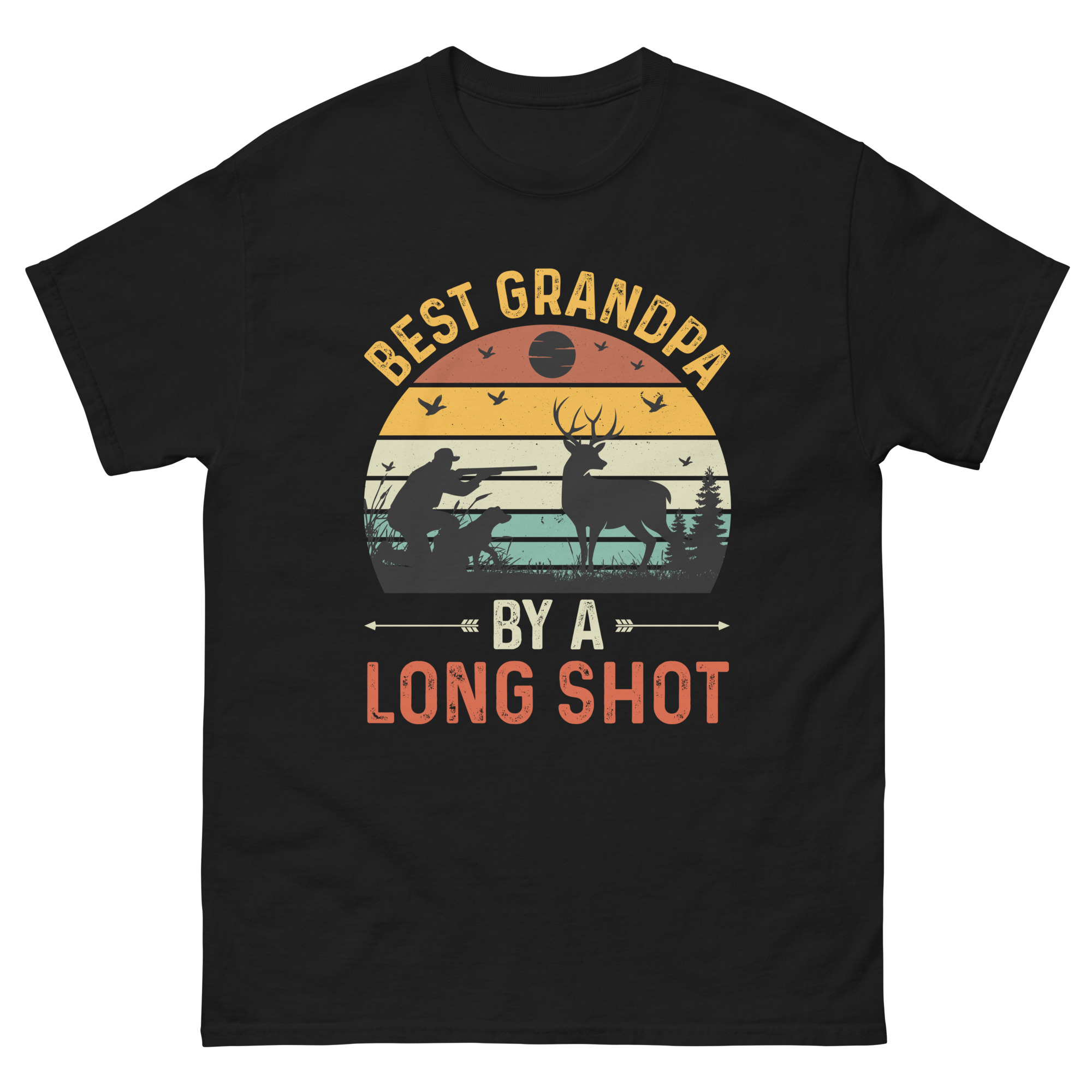 Best Grandpa By A Long Shot hunting t-shirt