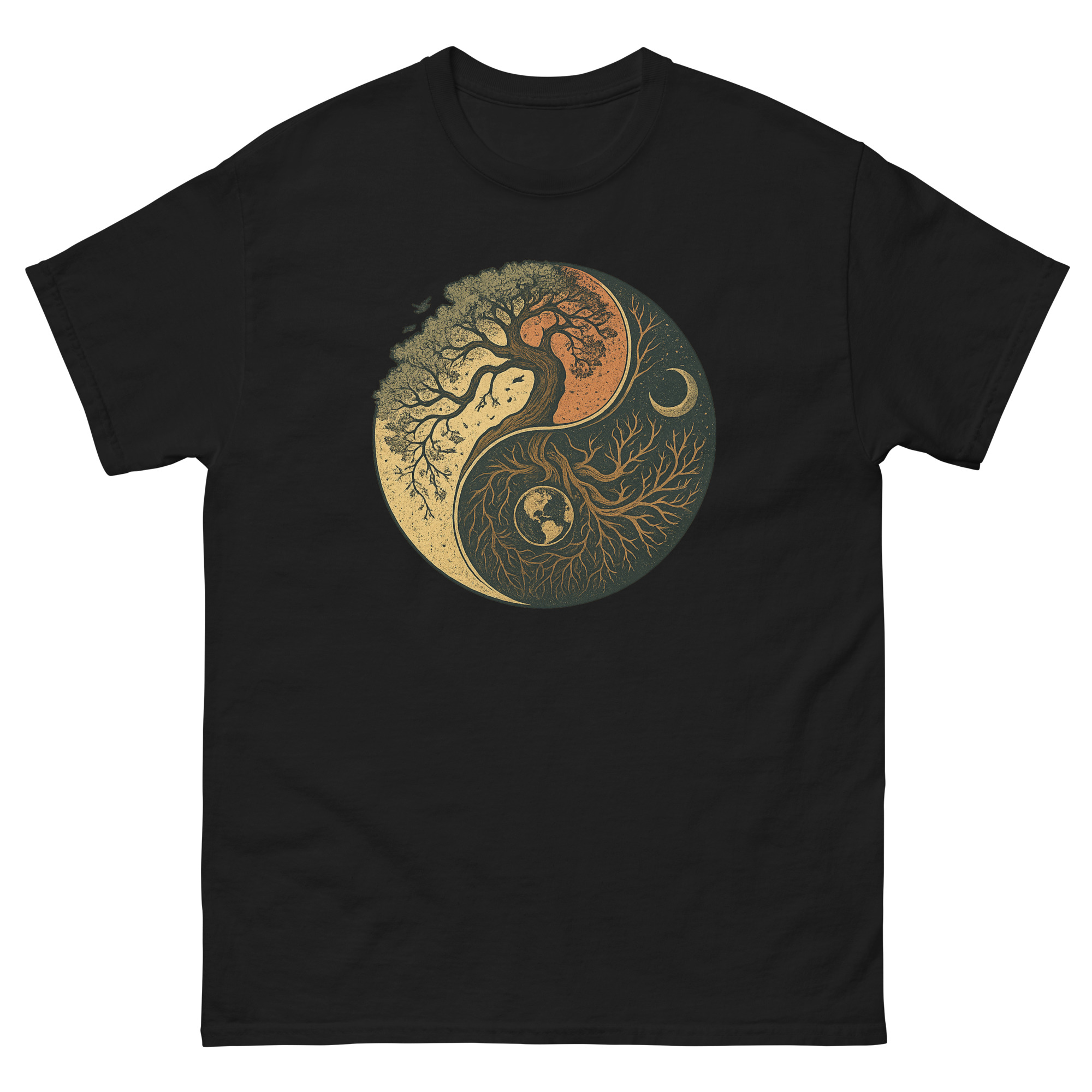 Yin-Yang Tree of Life shirt for yoga lovers