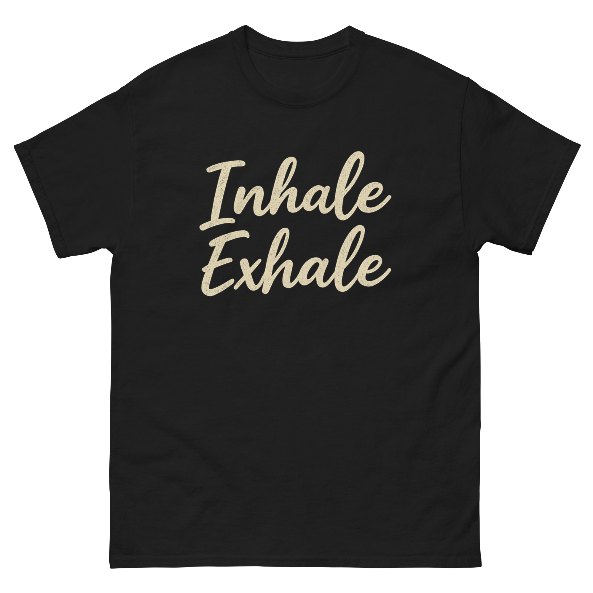 inhale exhale yoga meditation shirt