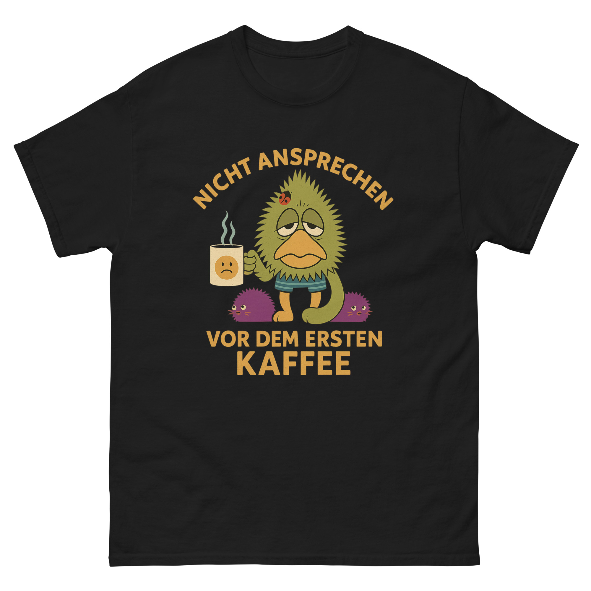 nicht ansprechen vor dem ersten kaffee lustiges shirt
