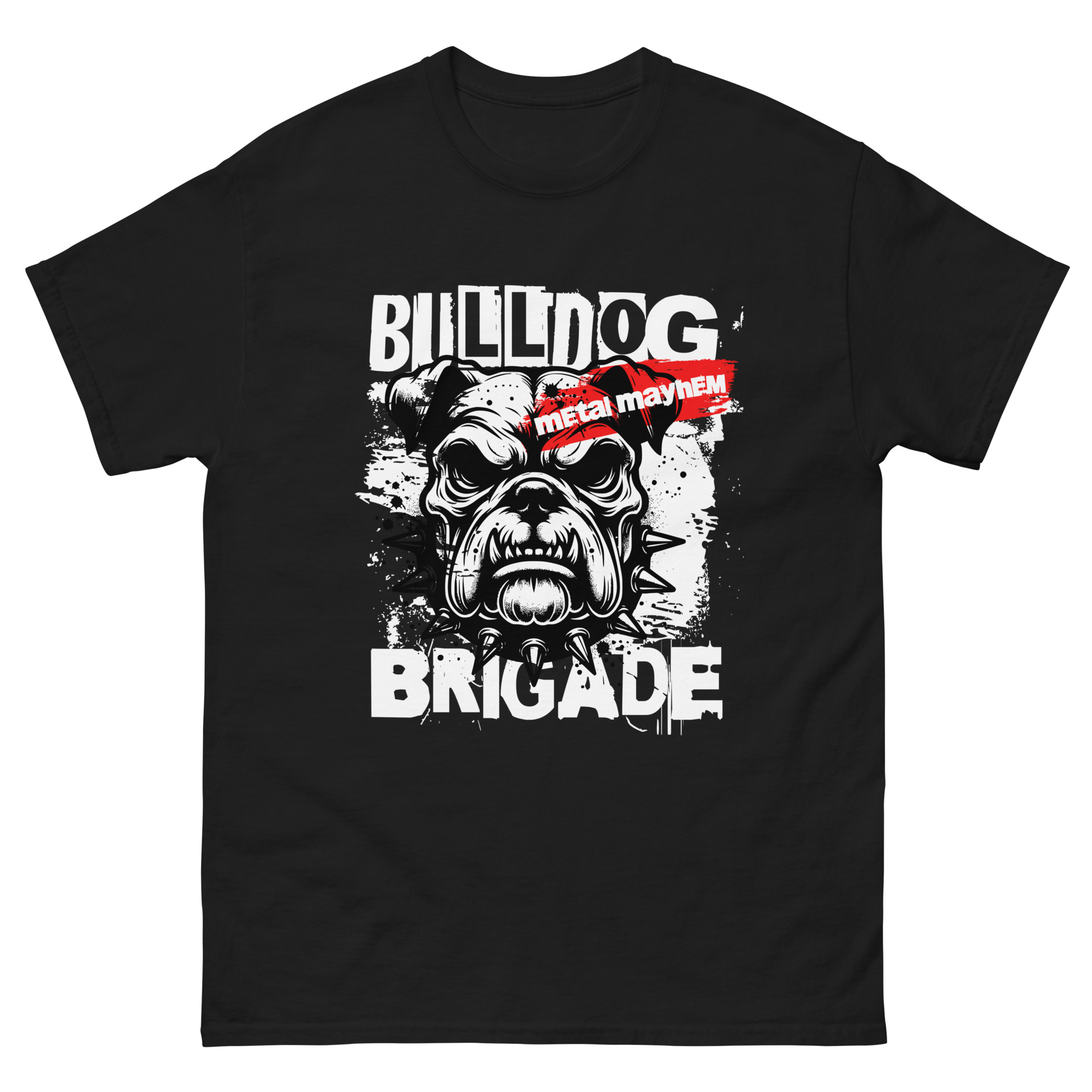 bulldog brigade graphic t shirt design