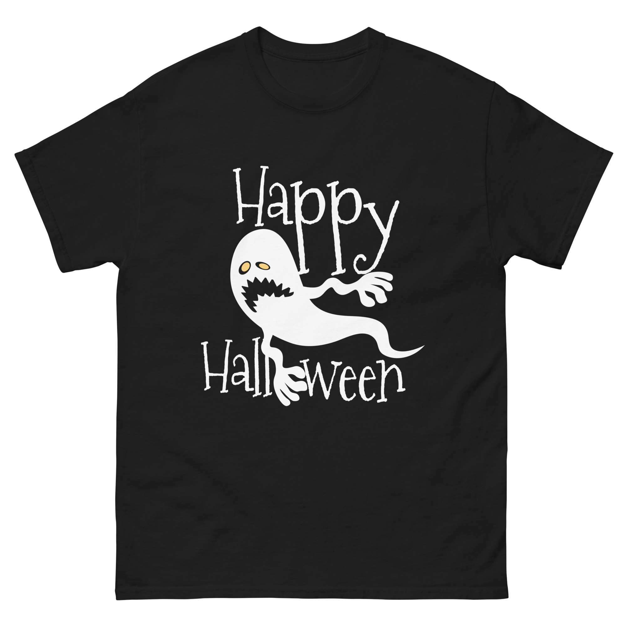 happy halloween ghost t-shirt design