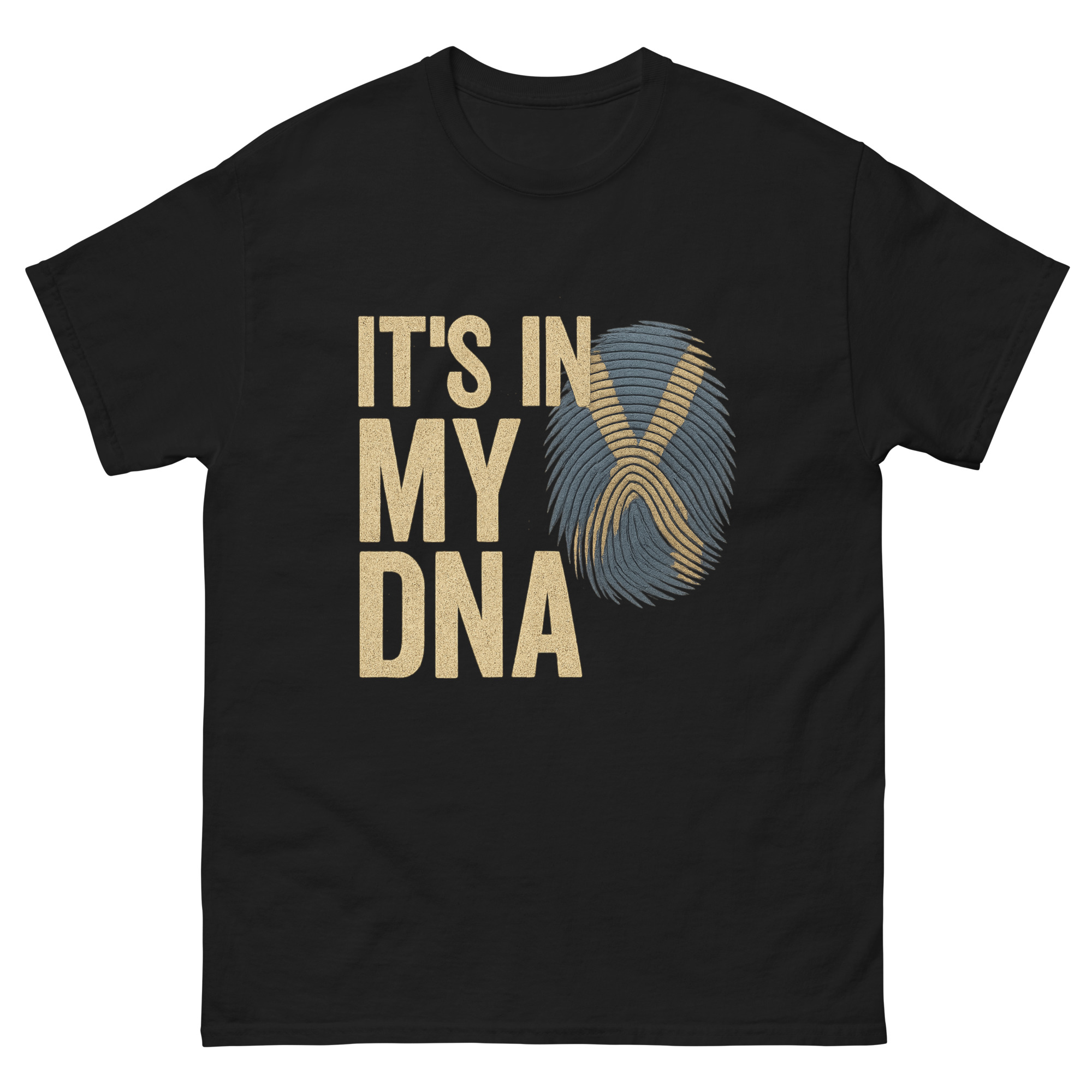 It’s in My DNA Scotland fingerprint Saltire t-shirt