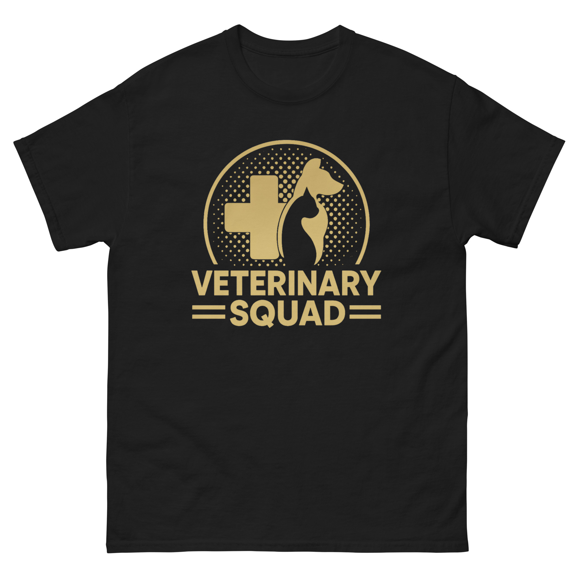 Animal care team uniform t-shirt for veterinary workers