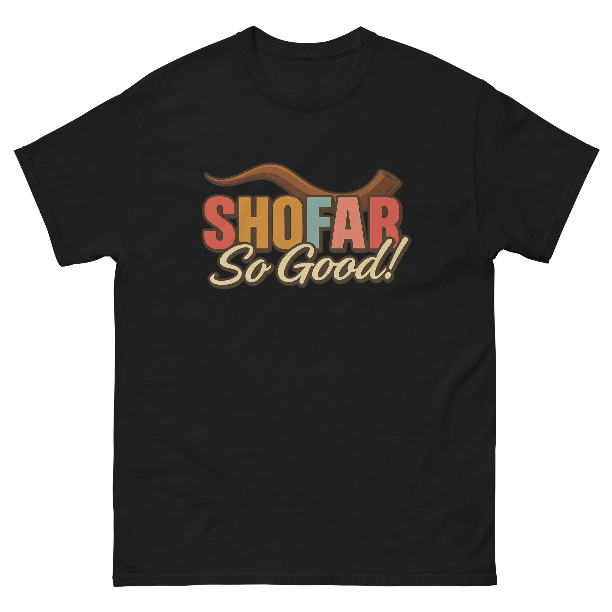 Vintage Shofar So Good Rosh Hashanah Jewish T-Shirt Design
