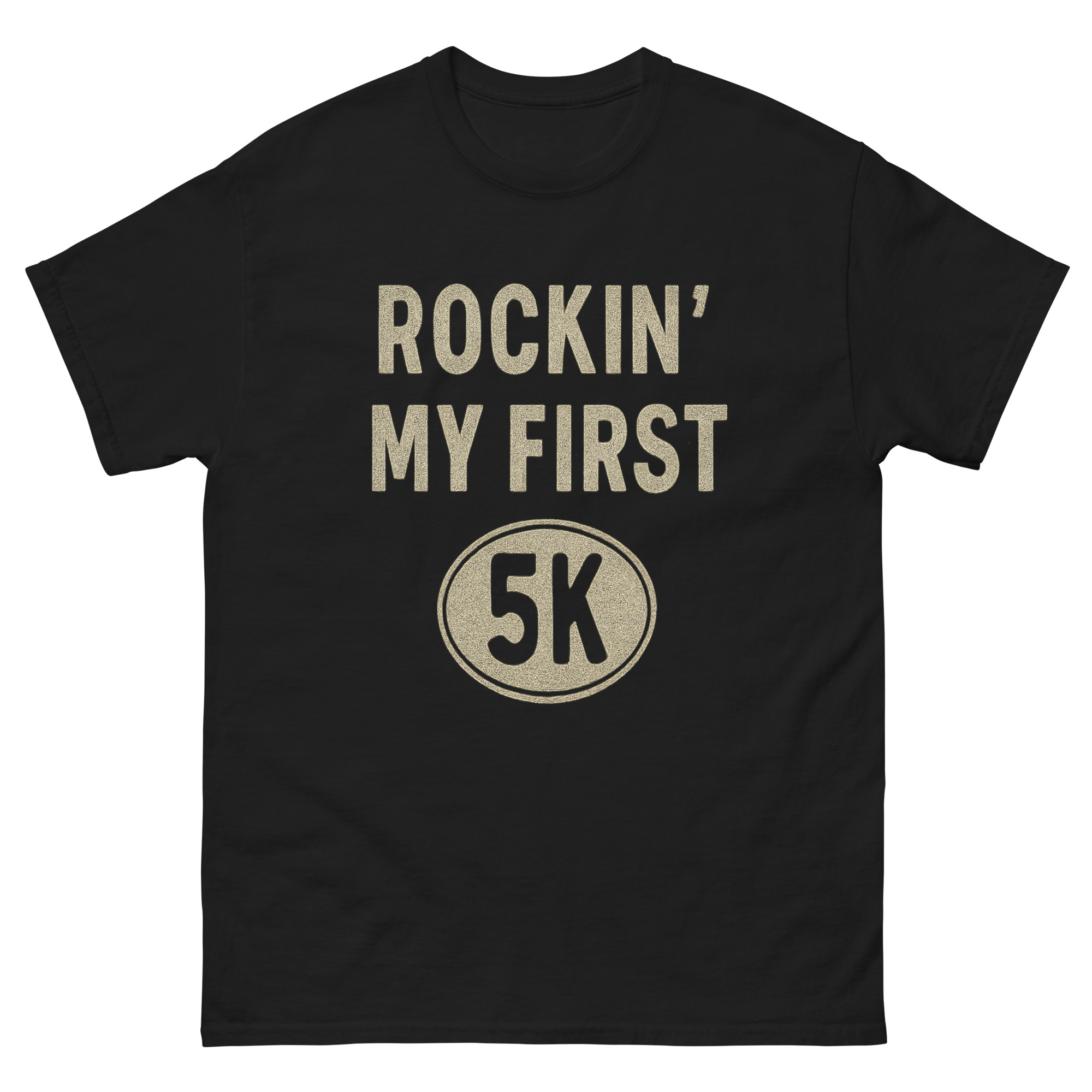 Rockin’ My First 5K runner t-shirt for race day