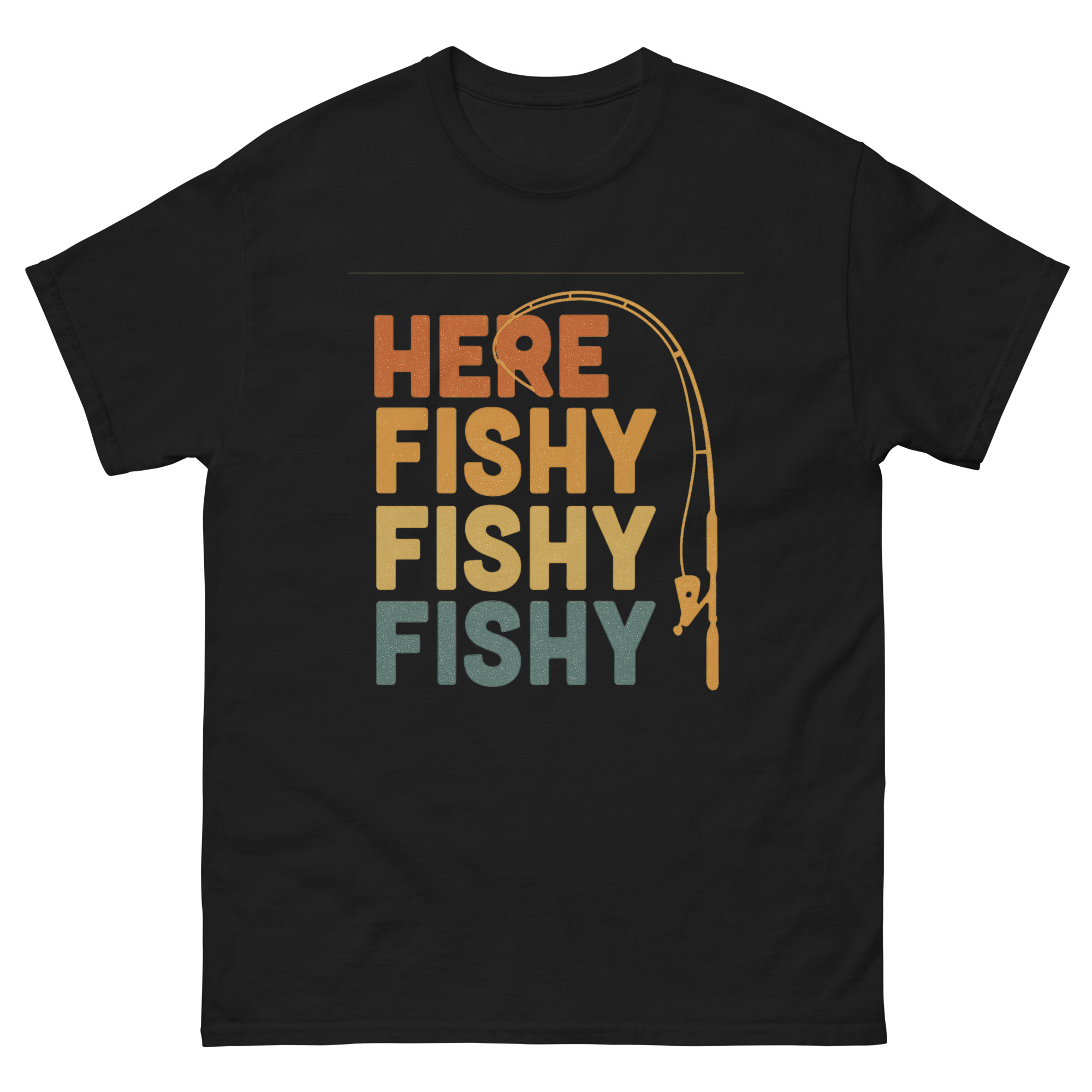 funny retro fisherman saying t-shirt