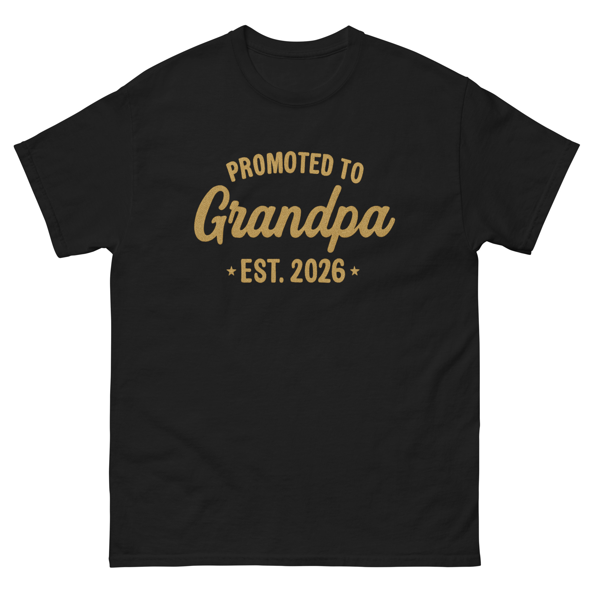 promoted to grandpa est 2026 shirt