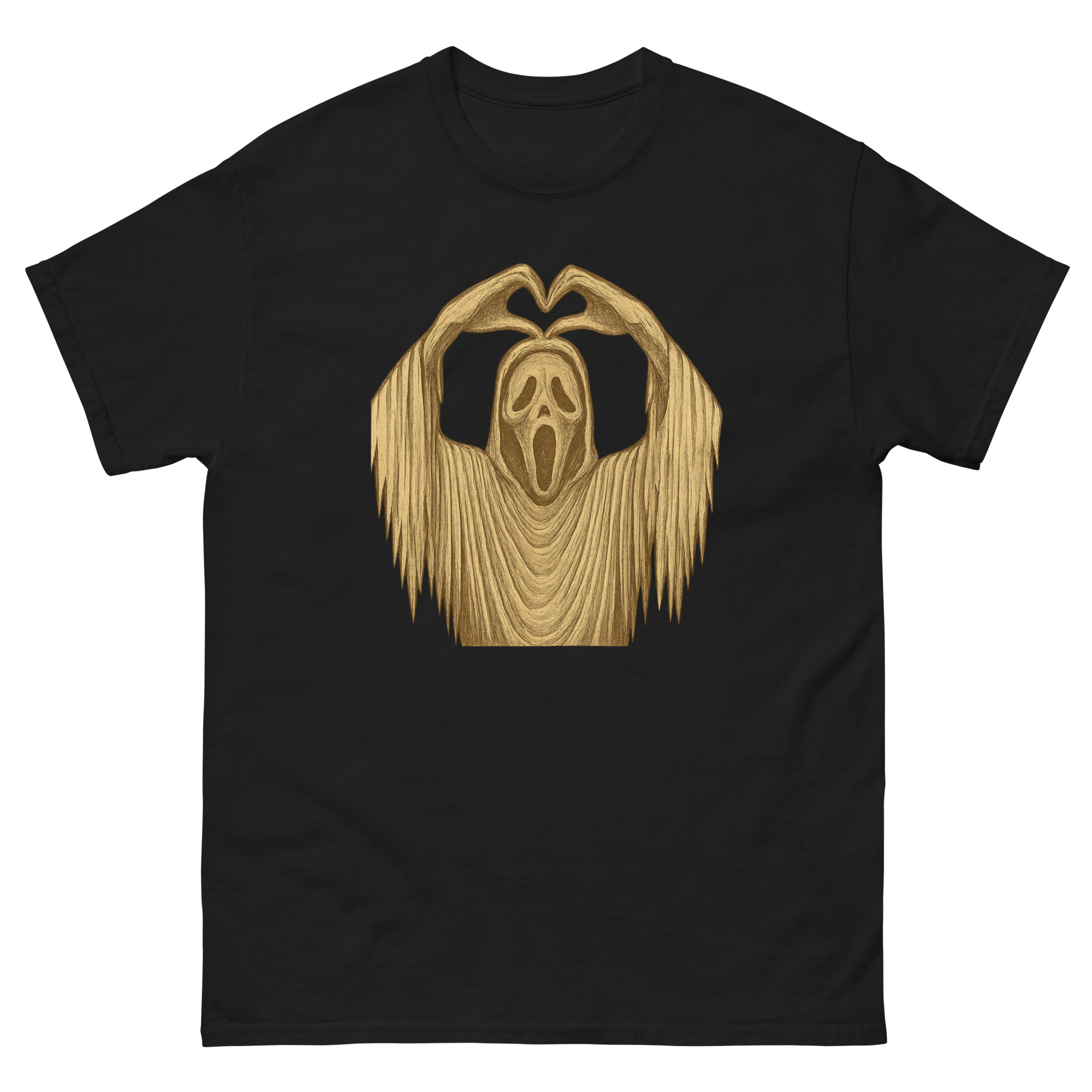 screaming ghost halloween shirt