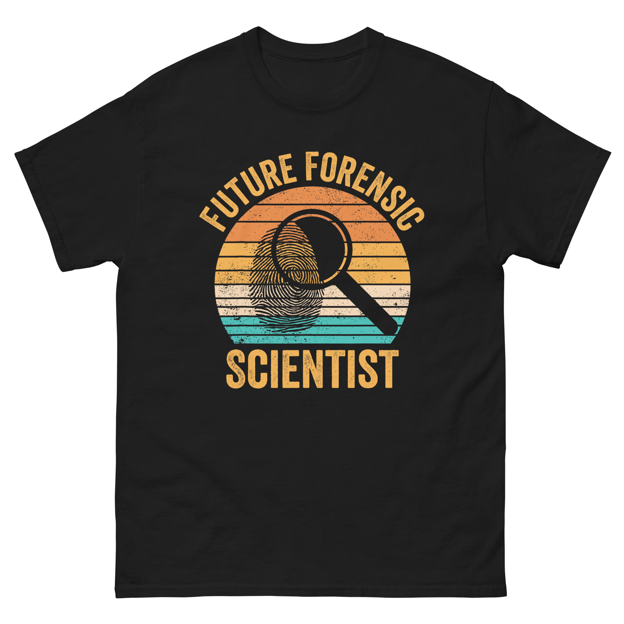 Forensic science student shirt vintage crime theme