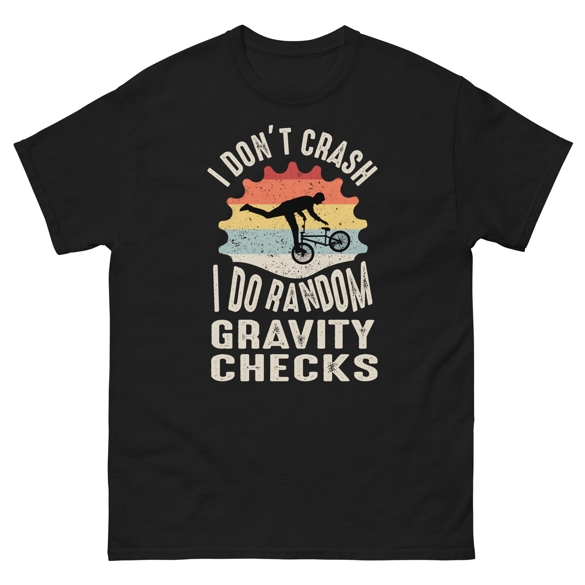 Funny cycling crash t-shirt