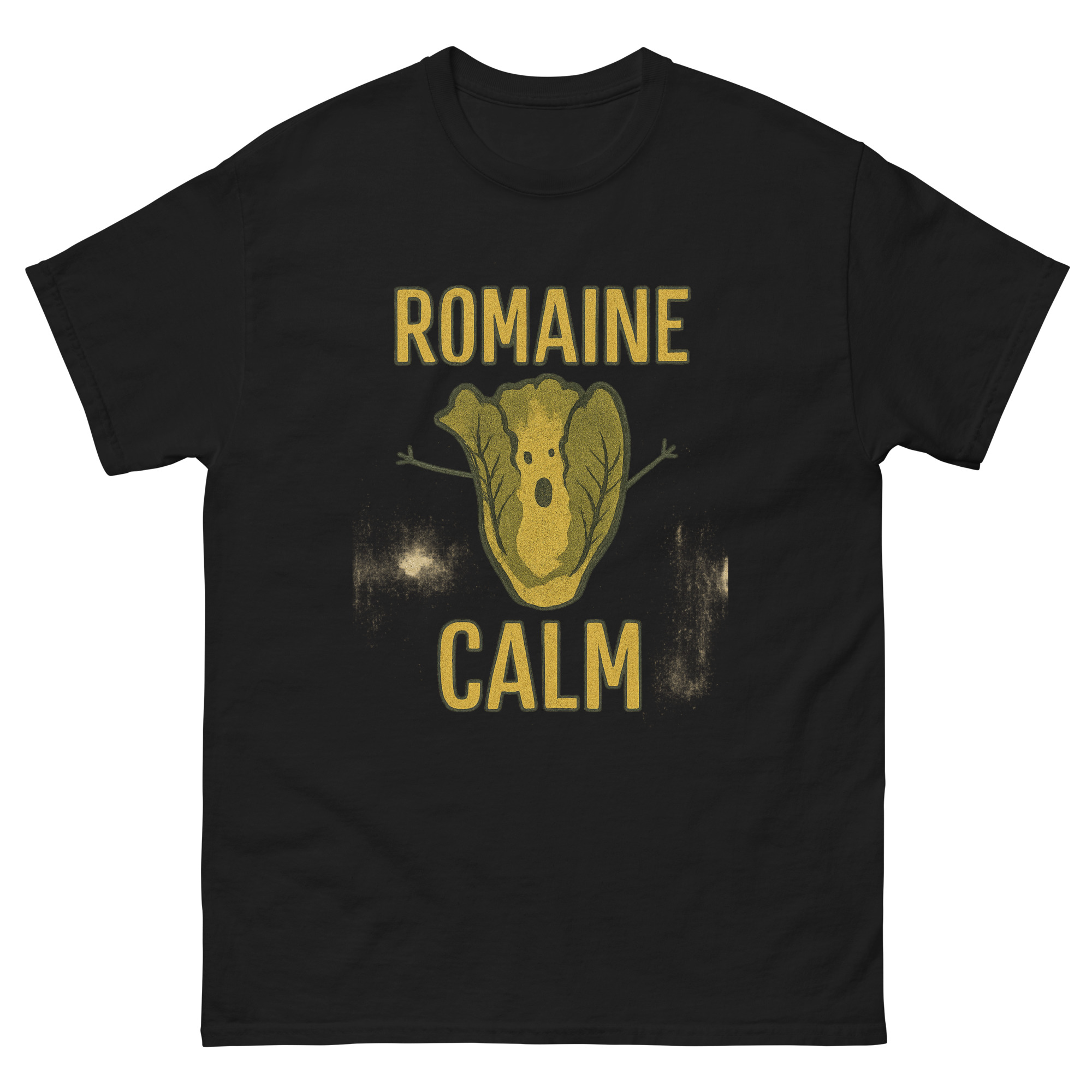 Romaine Calm funny gardening shirt with lettuce pun