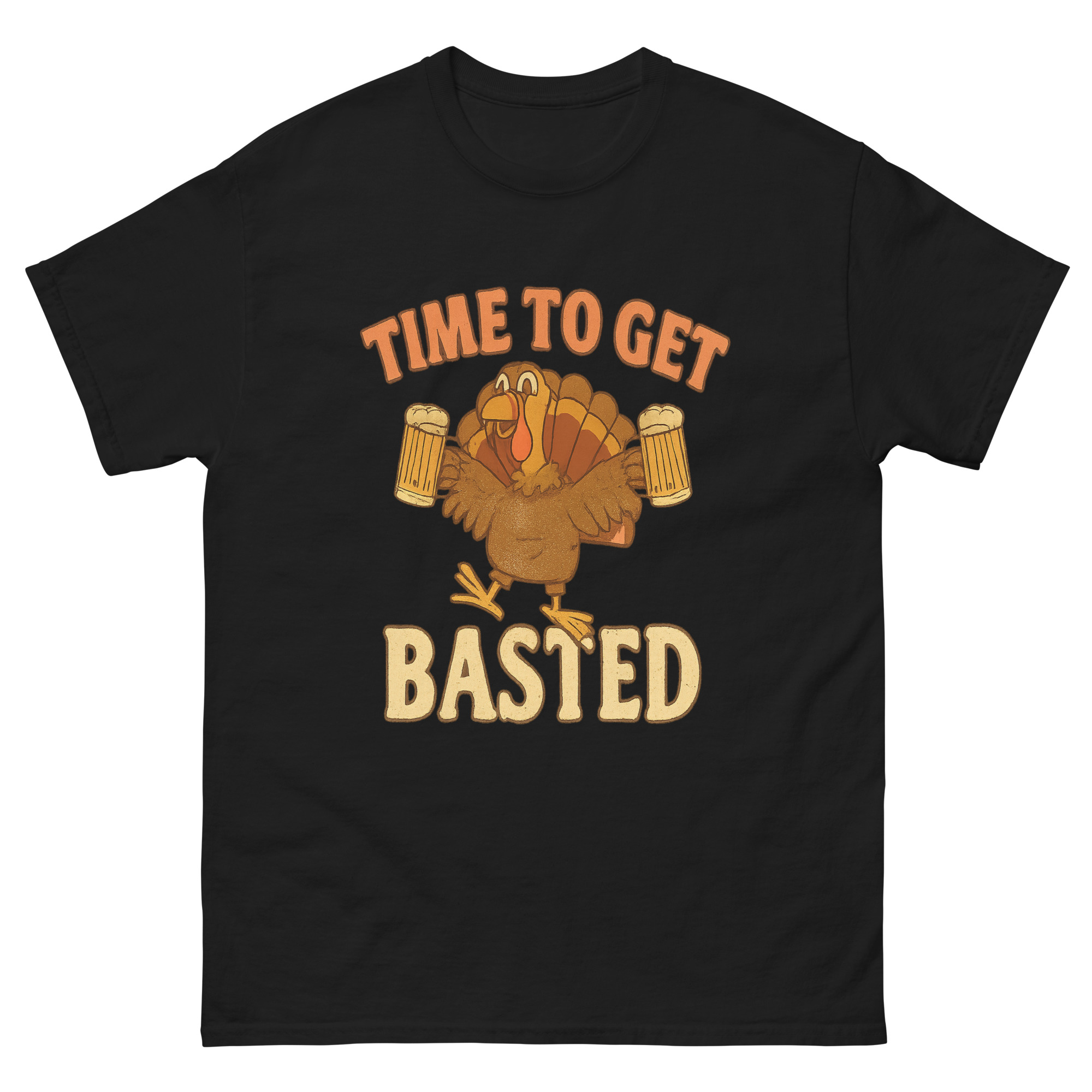 time to get basted thanksgiving shirt