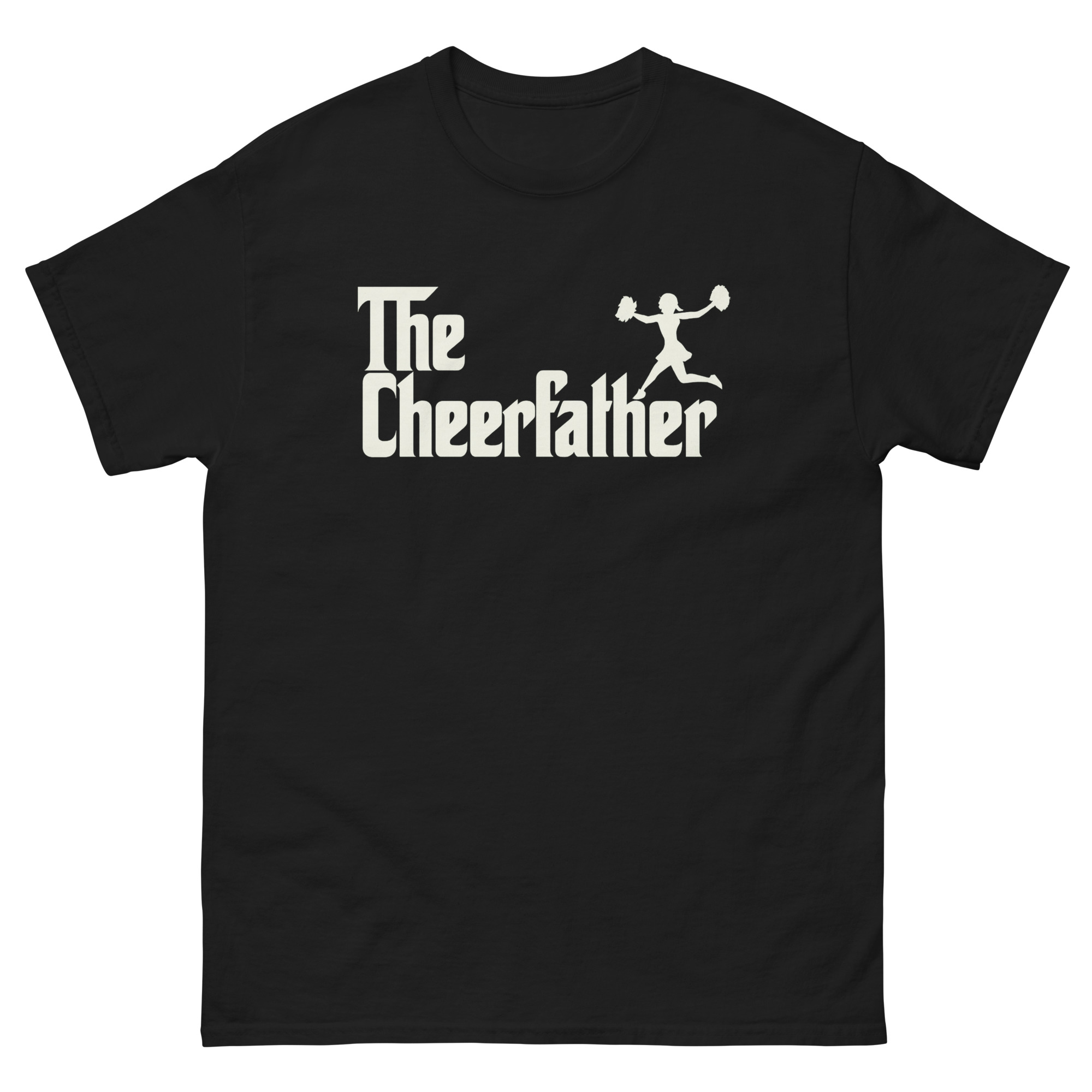 dad of cheerleader parody shirt