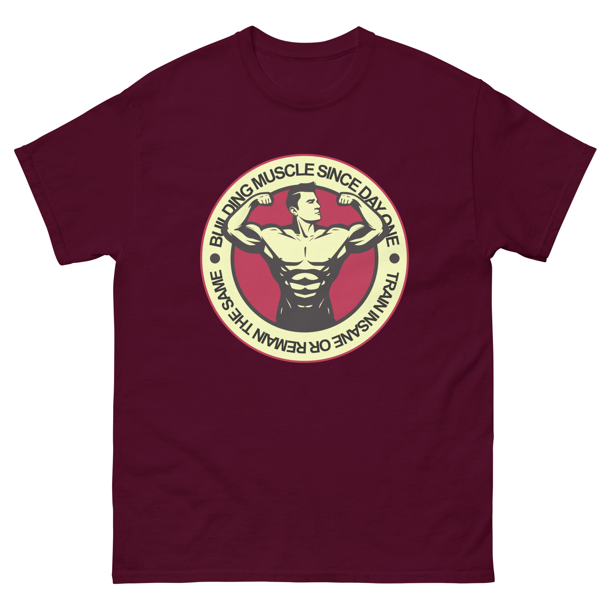 unisex-classic-tee-maroon-front-689d9a7bc68f6.jpg