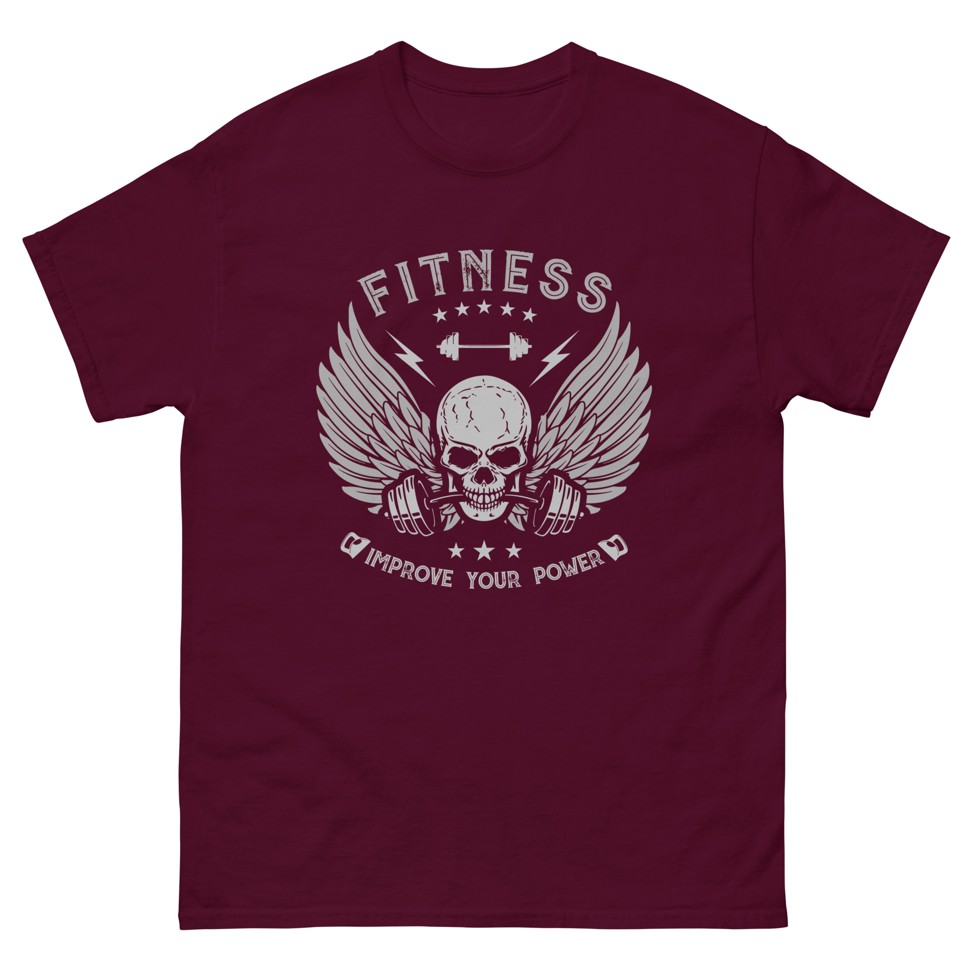 unisex-classic-tee-maroon-front-689d9ff227cfc.jpg