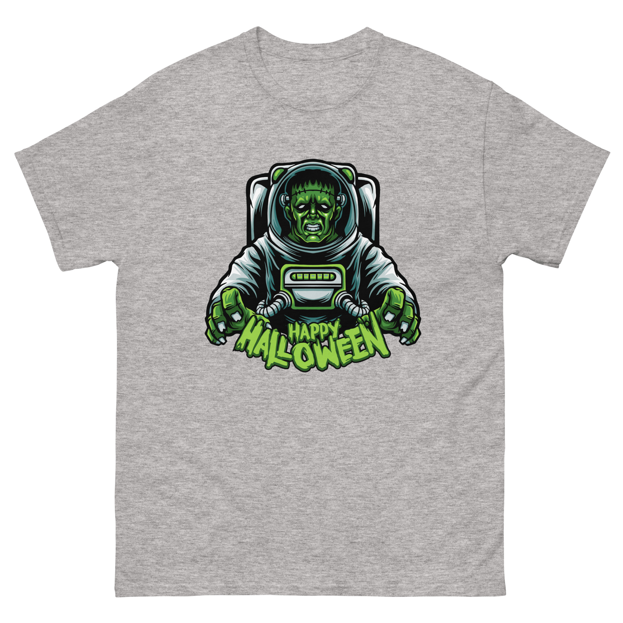 frankenstein astronaut halloween shirt