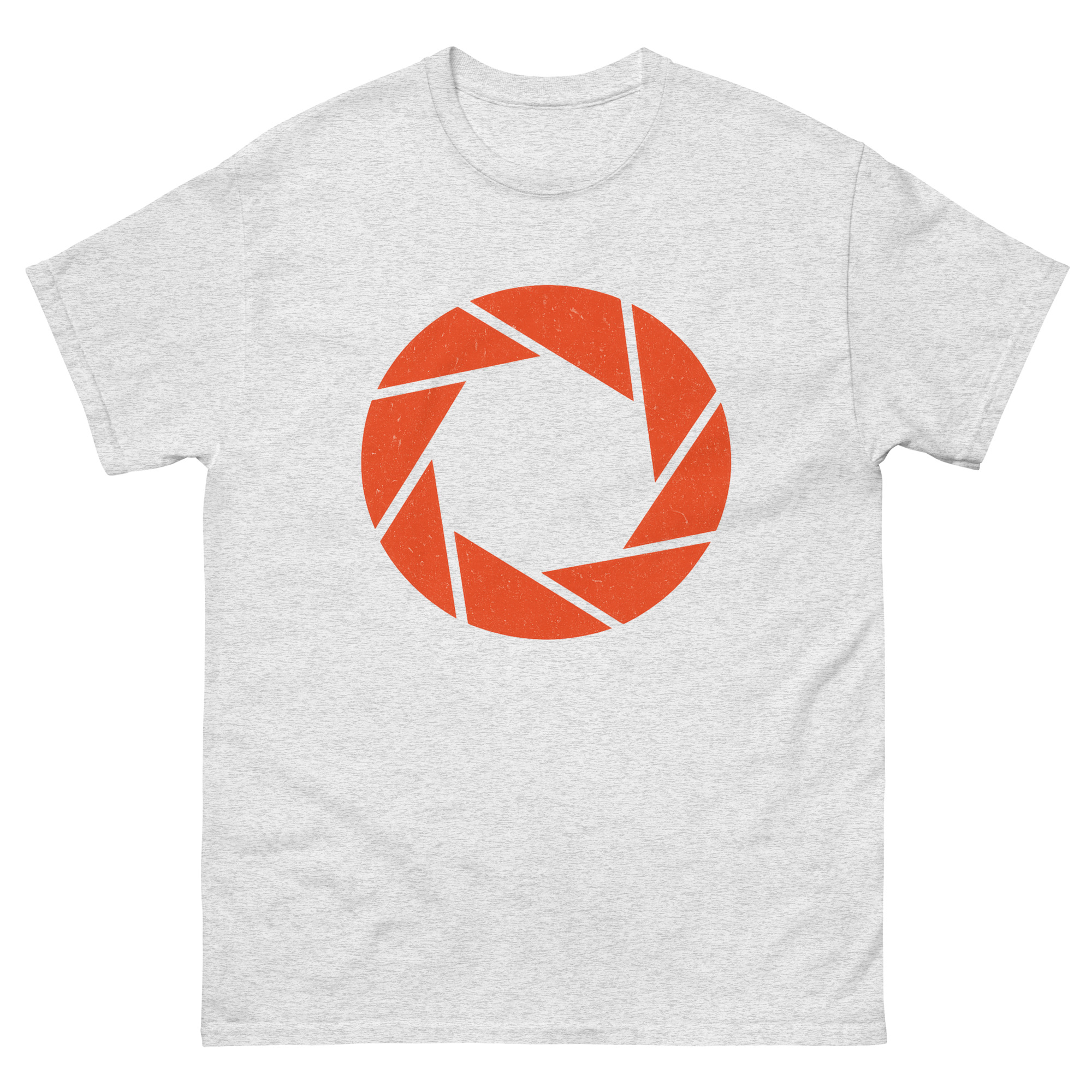 Aperture Science shirt with Portal video game logo