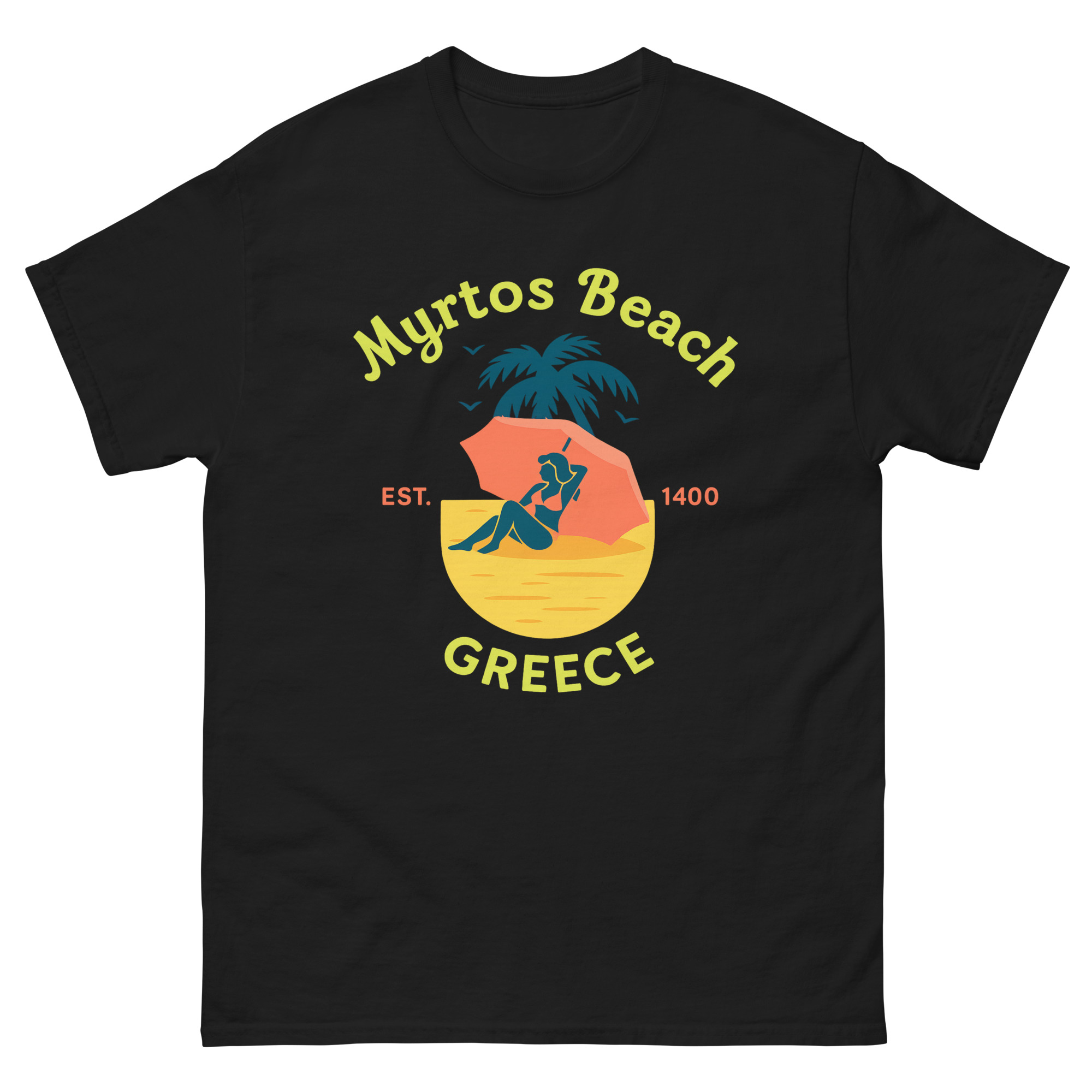 myrtos beach greece souvenir shirt