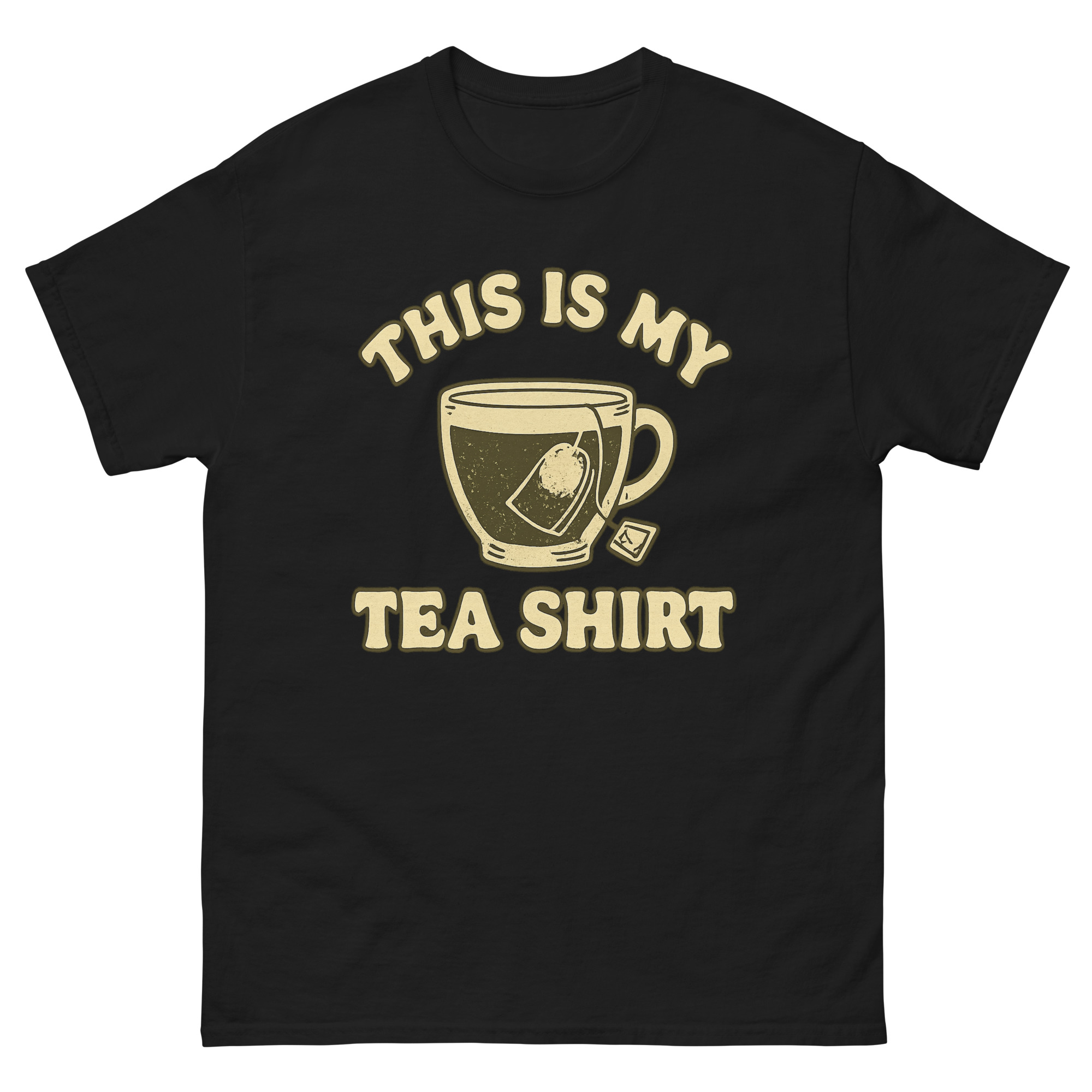 this is my tea shirt funny pun t shirt design