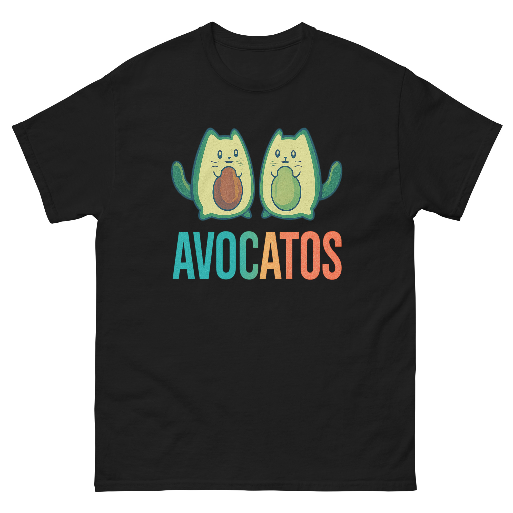 Avo Cat O Shirt funny cat avocado graphic tee
