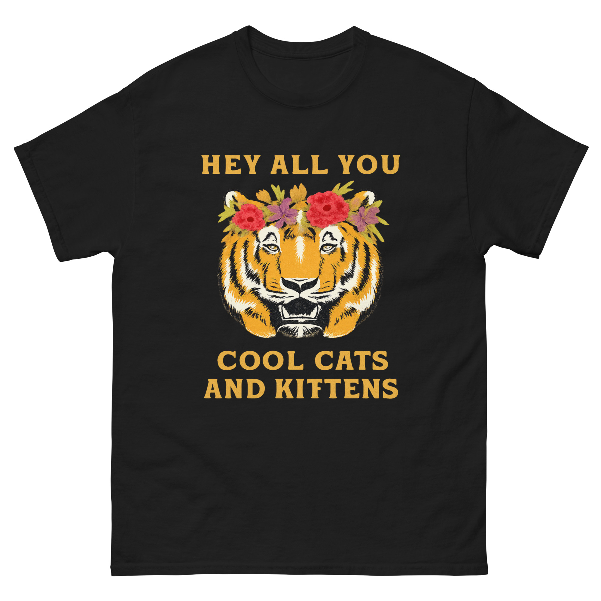 Cool Cats and Kittens Shirt funny tiger graphic tee