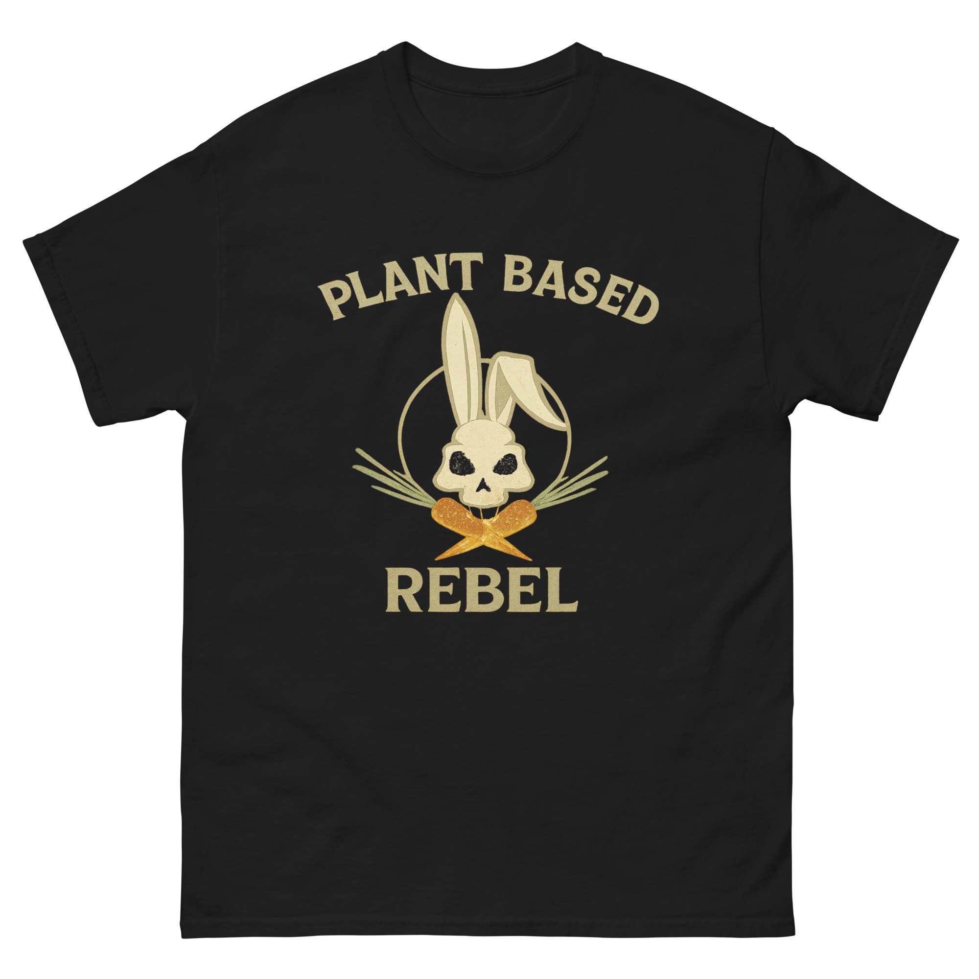 plant based rebel shirt vegan activist design