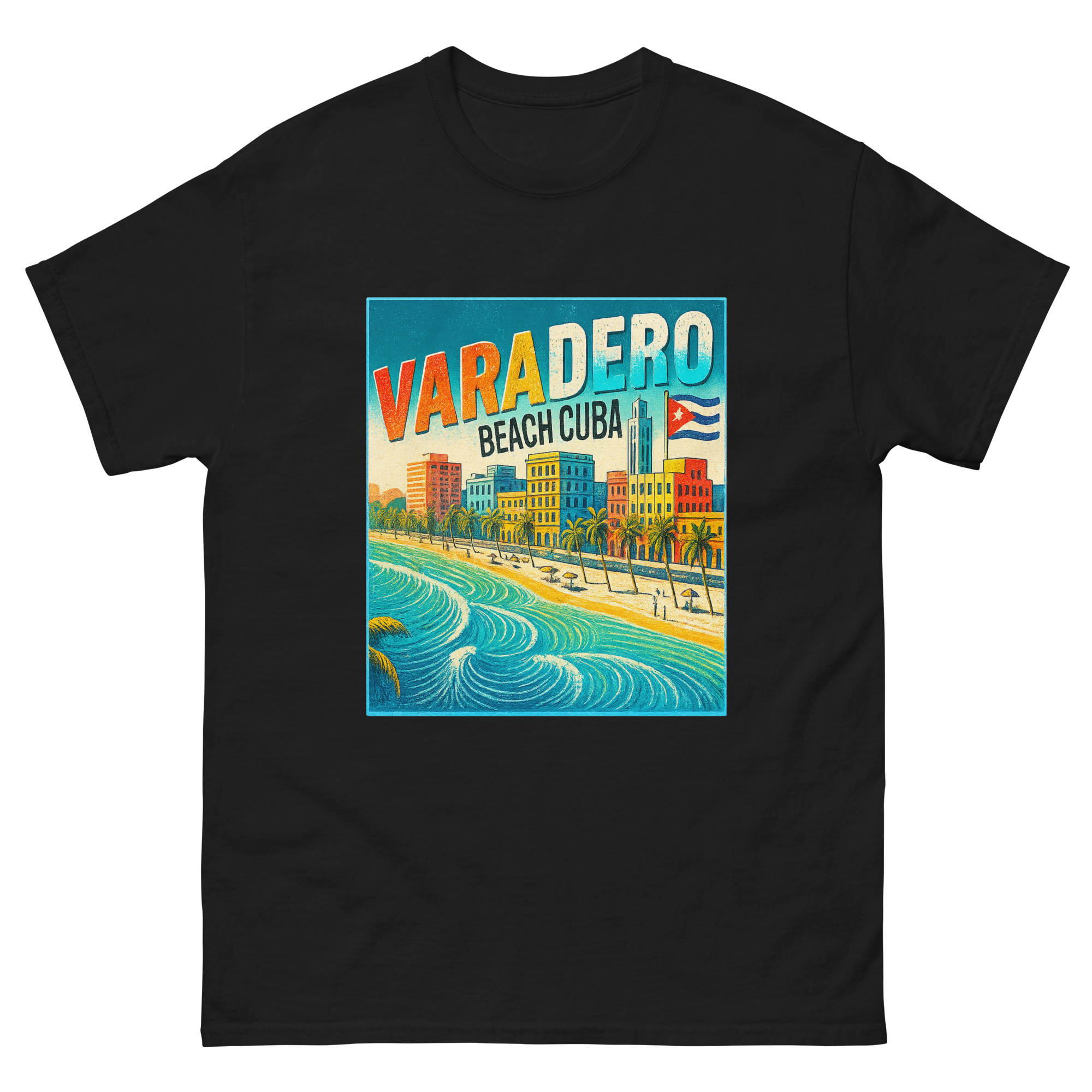 varadero beach cuba souvenir retro vacation travel t shirt