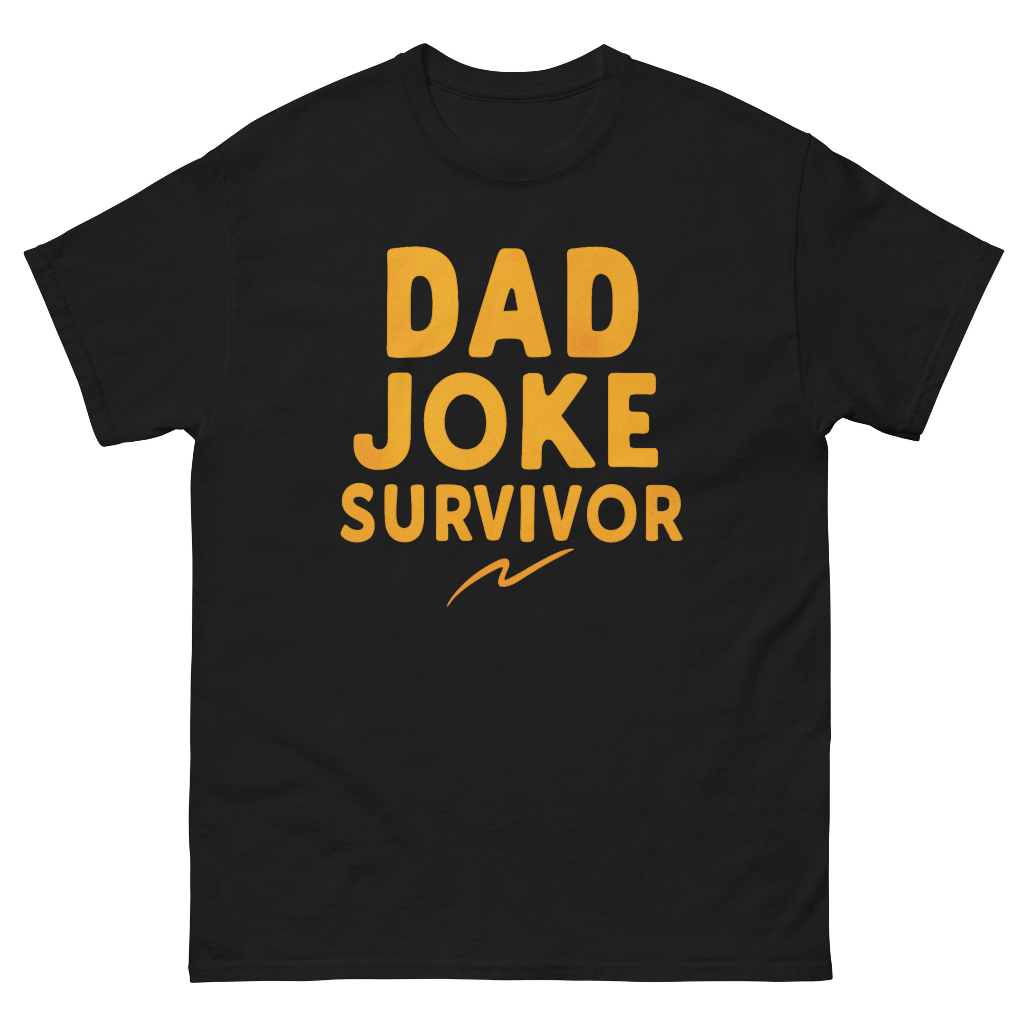 Dad Joke Survivor T-Shirt – Funny Humor Graphic Tee Gift