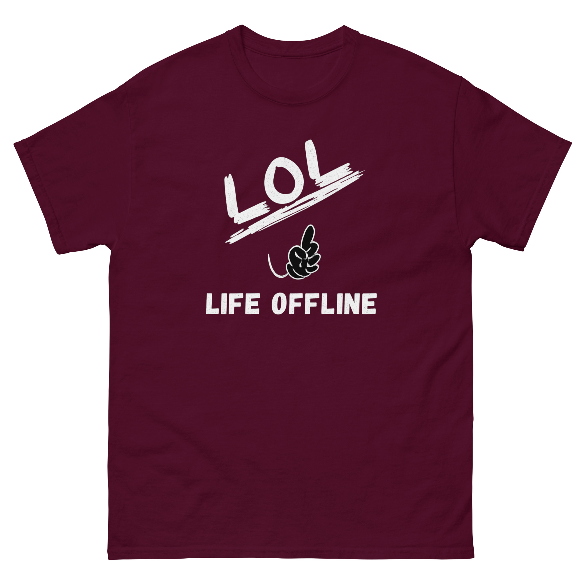 unisex-classic-tee-maroon-front-68d4ae04b47cc.jpg