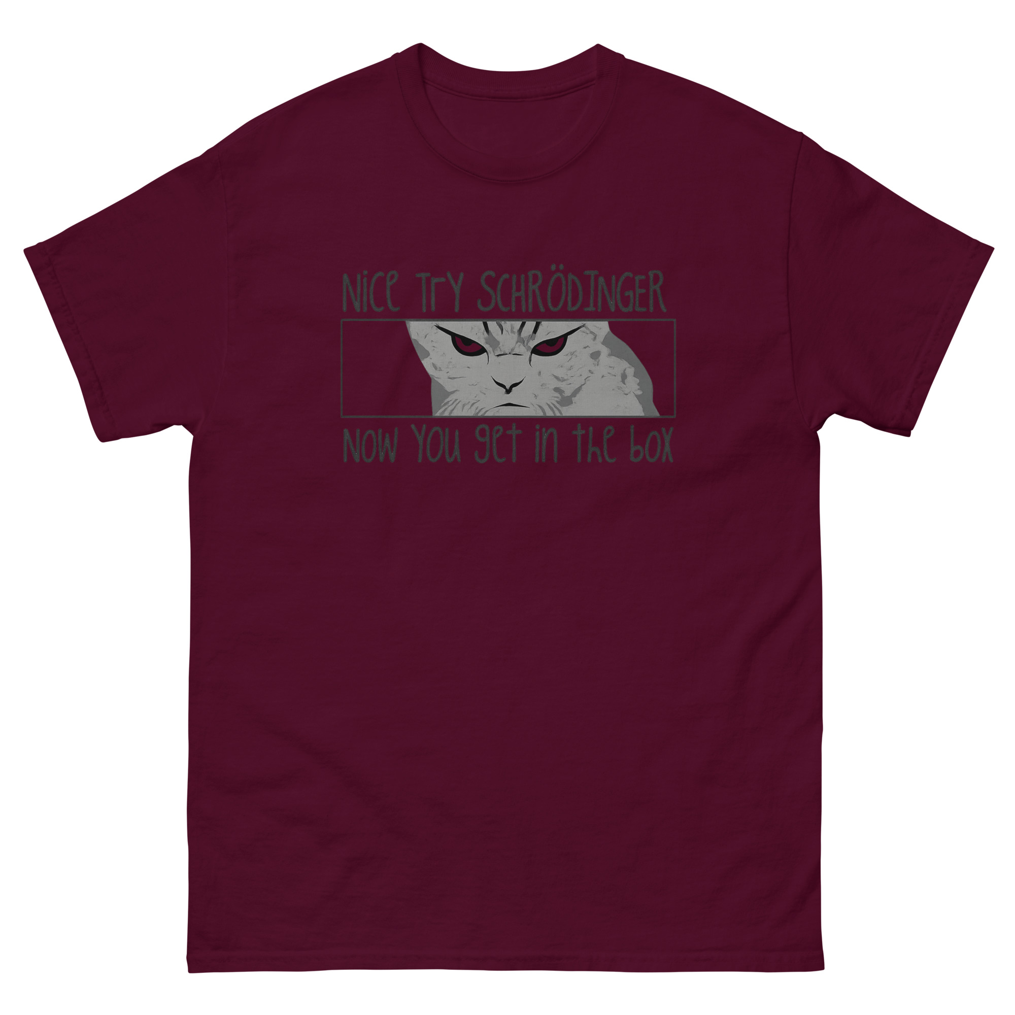 unisex-classic-tee-maroon-front-68d74c955c6d6.jpg