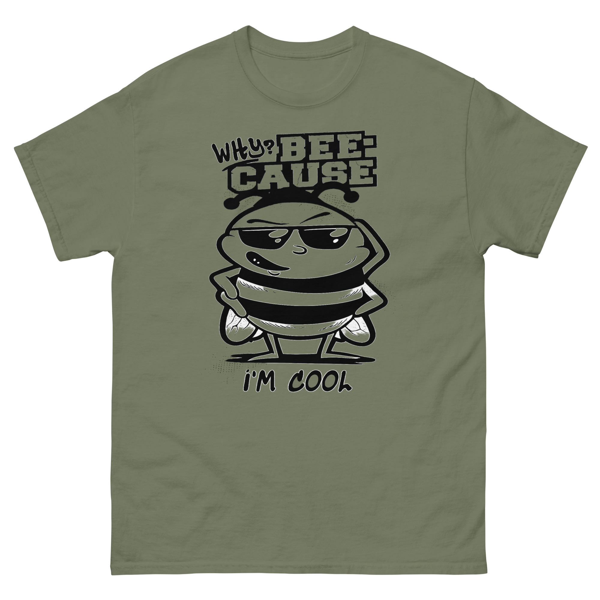 unisex-classic-tee-military-green-front-68d9e5e8c2aad.jpg