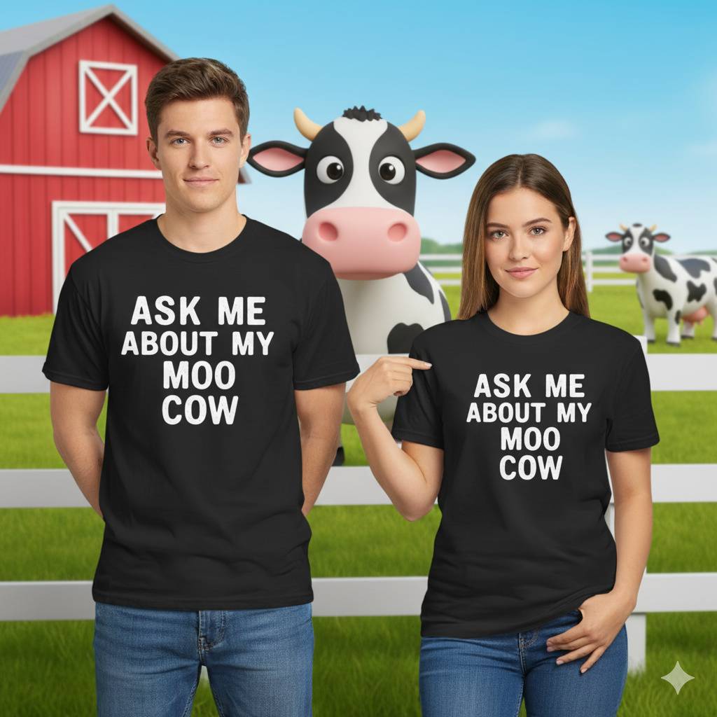 Ask Me About My Moo Cow Shirt Ask Me About My Moo Cow Shirt