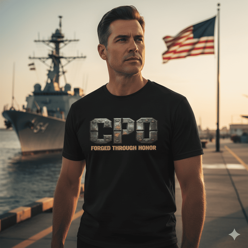 forged through honor t-shirt for cpo ceremony forged through honor t-shirt for cpo ceremony