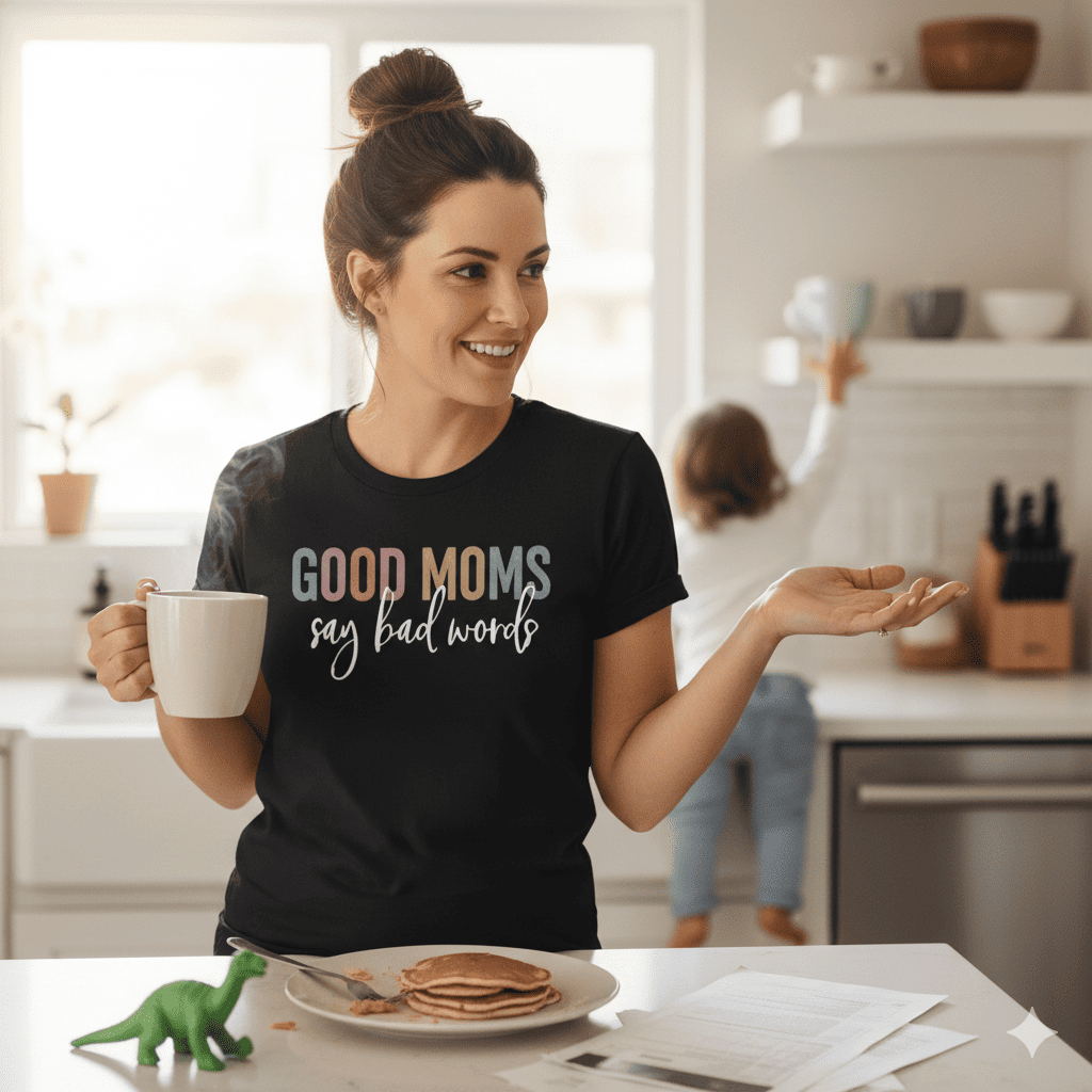 good moms say bad words shirt for moms with humor