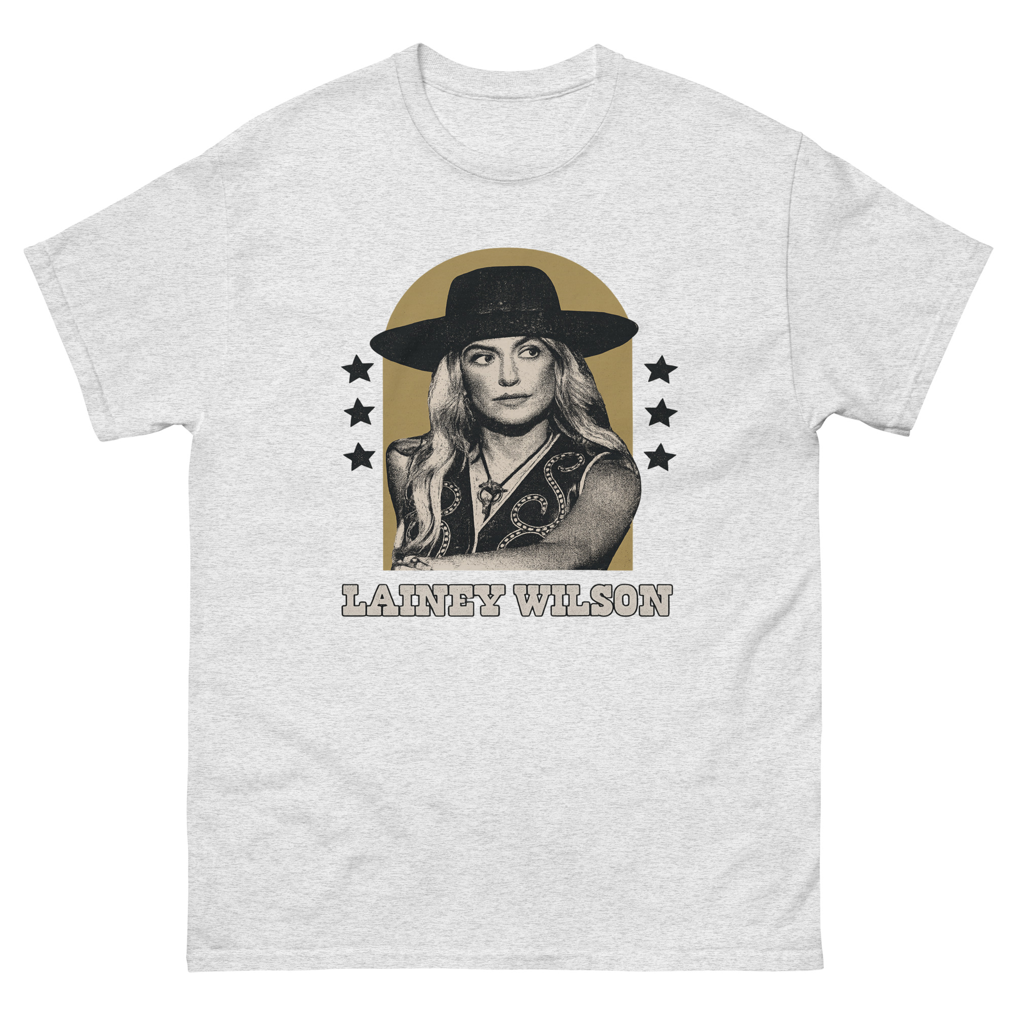 Lainey Wilson vintage country music t-shirt with retro western design